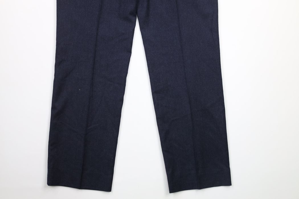 Vintage Vintage 90s Streetwear Wool Wide Leg Chino Pants Navy Blue ...