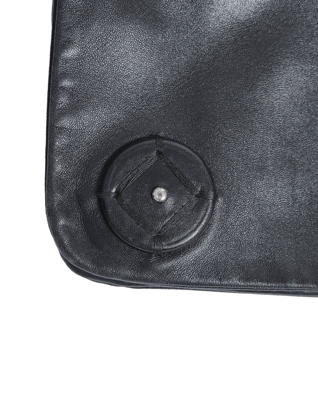 Prada Prada S/S2001 All Black Flat Leather Bag Size ONE SIZE - 3 Thumbnail