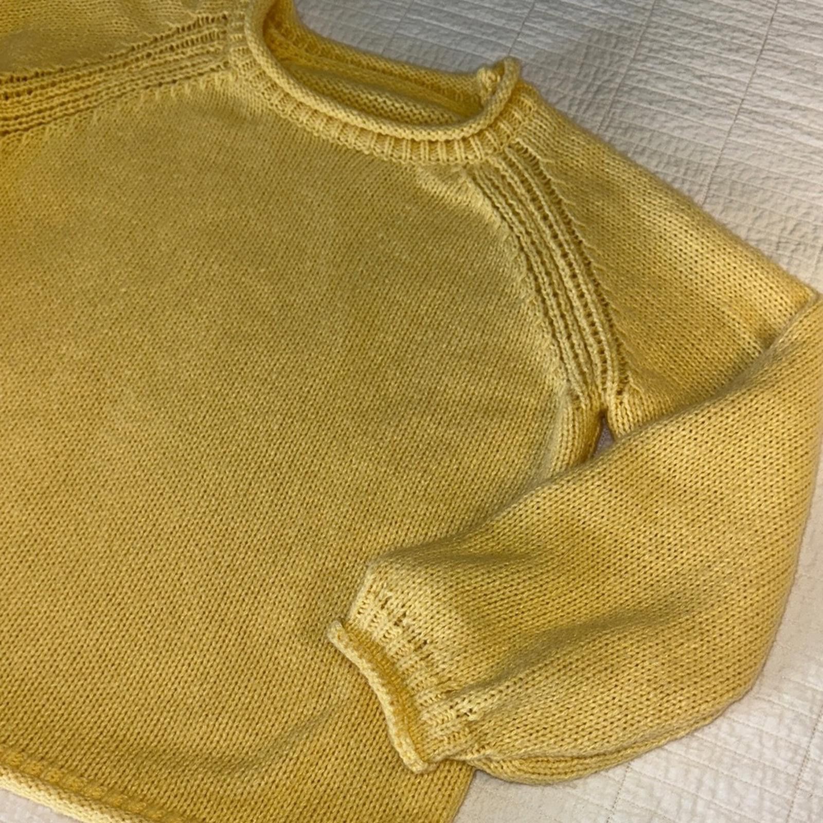 Team Cozy Knit Cozy Sweater Soft Yellow Sweater Large Oversized EUC Size L / US 10 / IT 46 - 2 Thumbnail