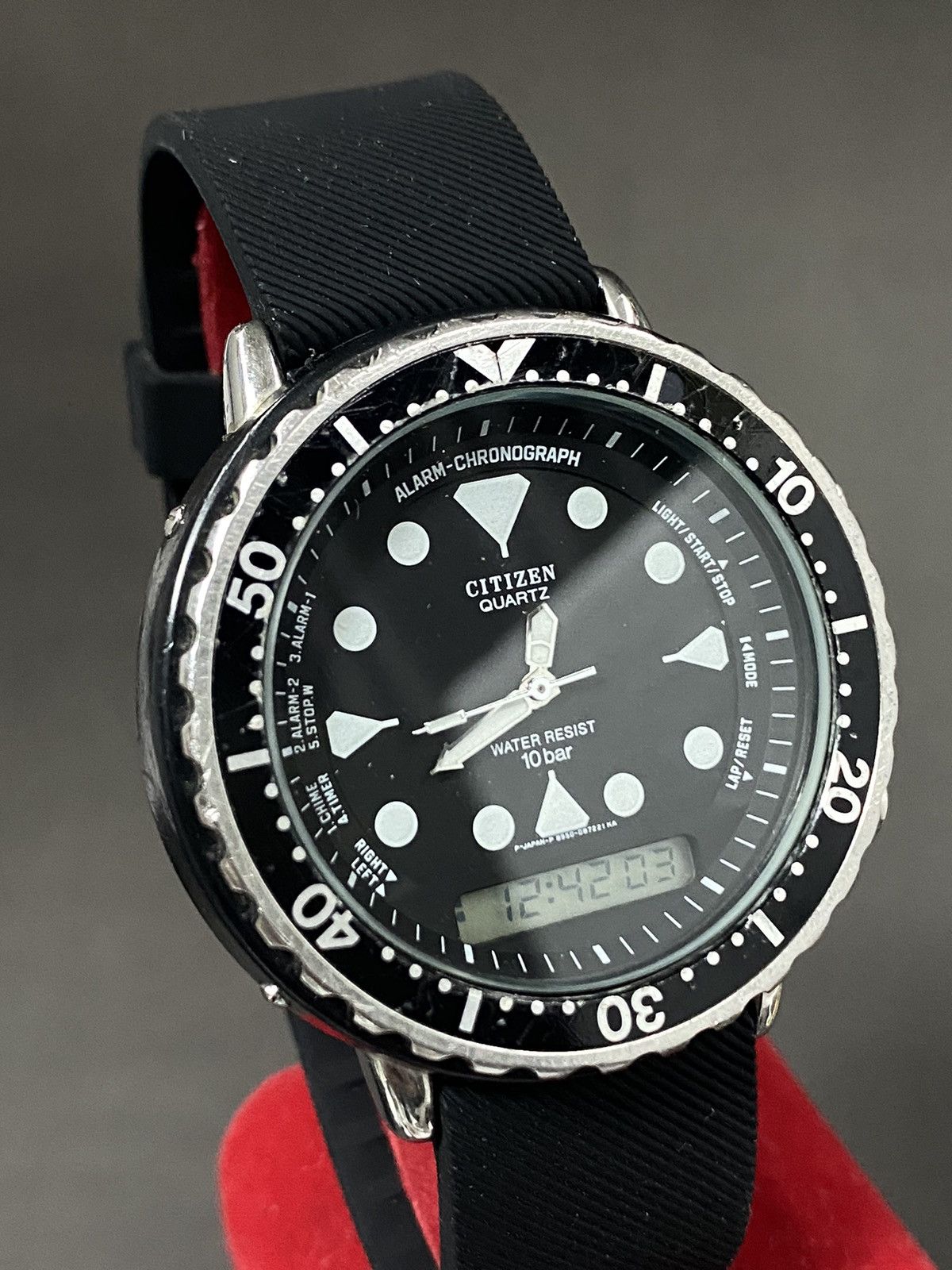 Citizen × Vintage Rare Vintage CITIZEN Diver Analog/Digital Quartz Men’s Watch Size ONE SIZE - 6 Thumbnail