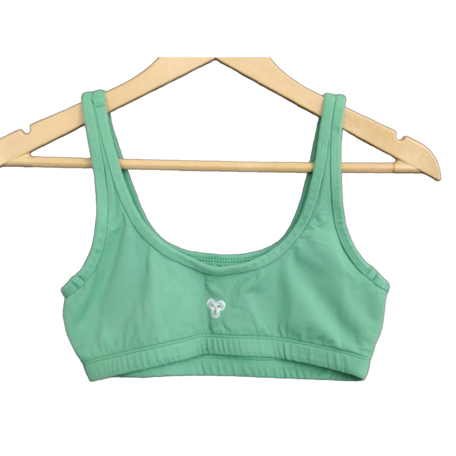 Vintage TnAction Women's Mini Sports Bra Shirt Women S Green Solid Sports 90s? Size ONE SIZE - 1 Thumbnail