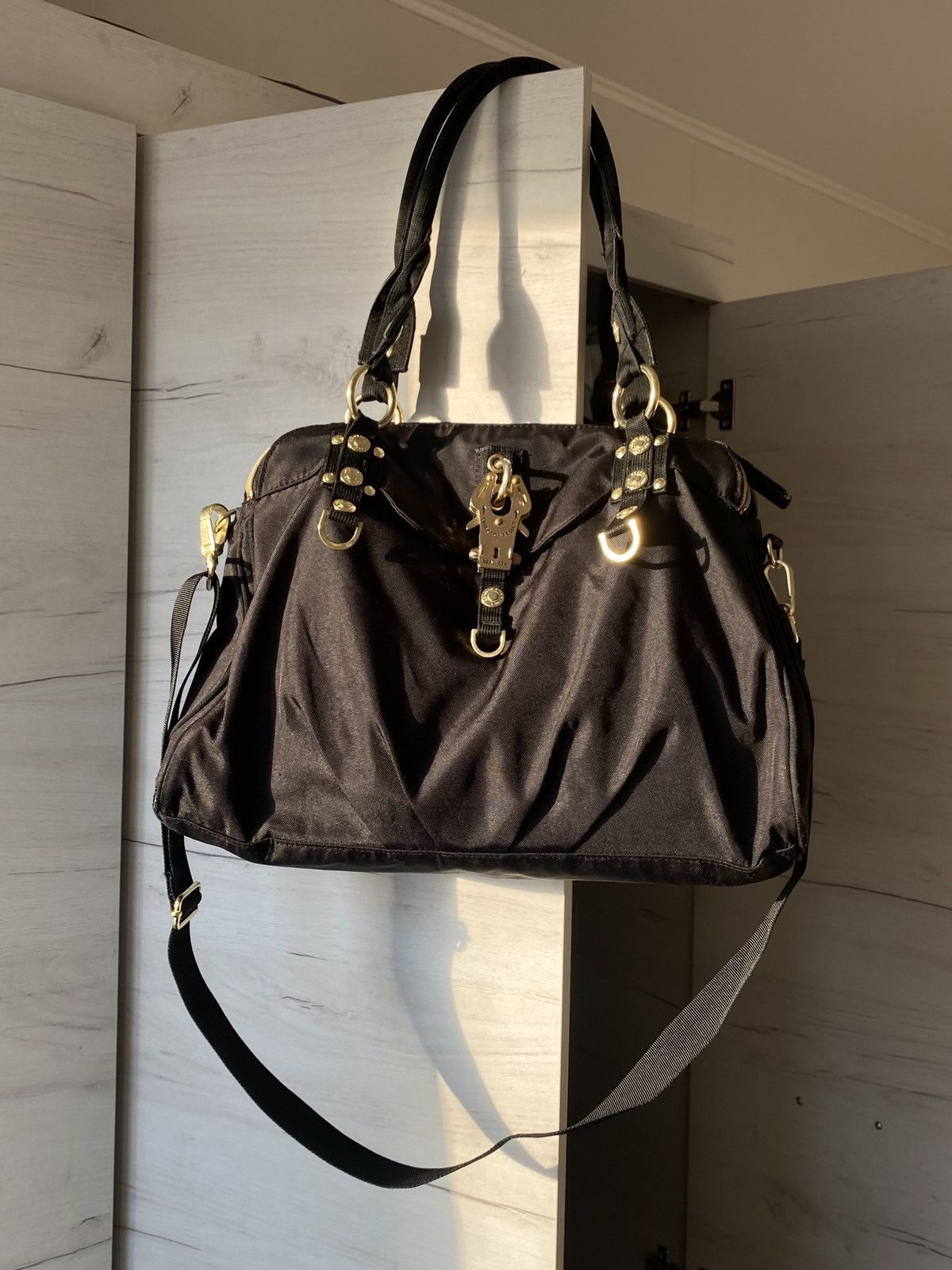 Other George Gina Lucy Black Designer Bag Gold Hardware Size ONE SIZE - 1 Thumbnail
