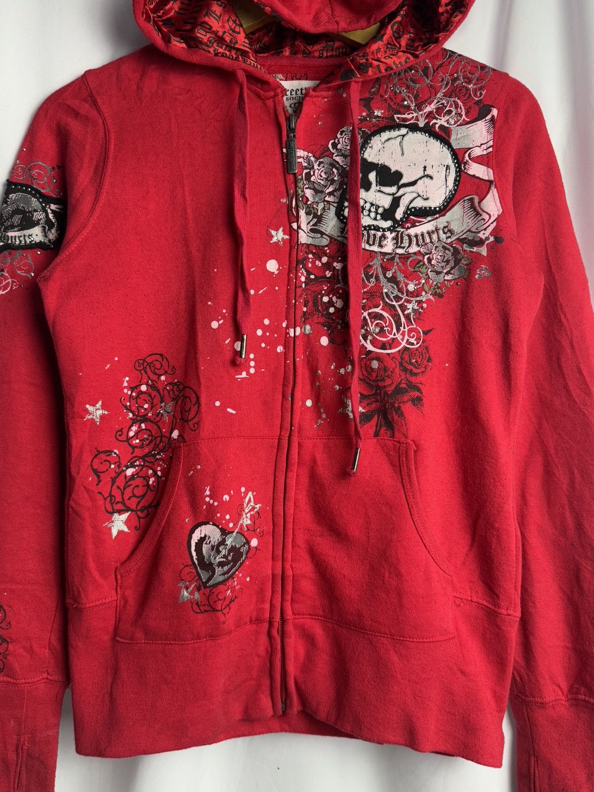If Six Was Nine × Japanese Brand × Le Grande Bleu (L.G.B.) Gothic Japanese Skulls Hoodie Size US S / EU 44-46 / 1 - 3 Thumbnail