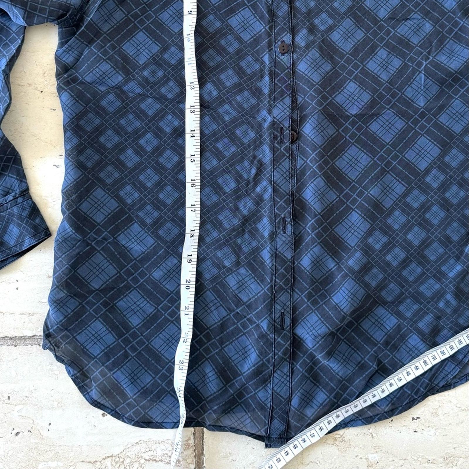 Paige PAGE Shirt, Size S, Dark Blue Size S / US 4 / IT 40 - 6 Thumbnail
