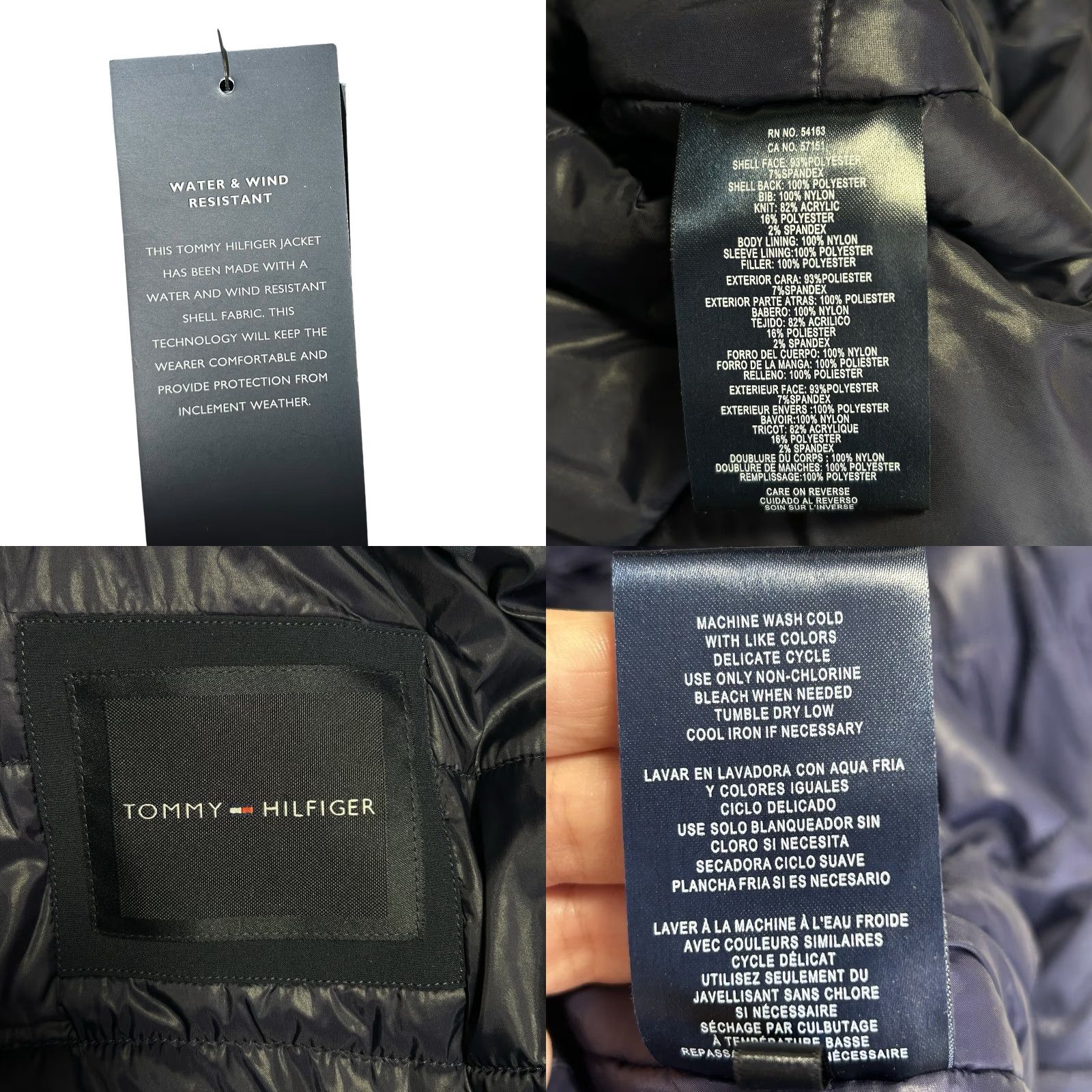 Tommy Hilfiger Tommy Hilfiger Men's Soft Shell Active Filled Bomber Jacket Sz 2X Tall Navy/Red Size US XXL / EU 58 / 5 - 9 Thumbnail