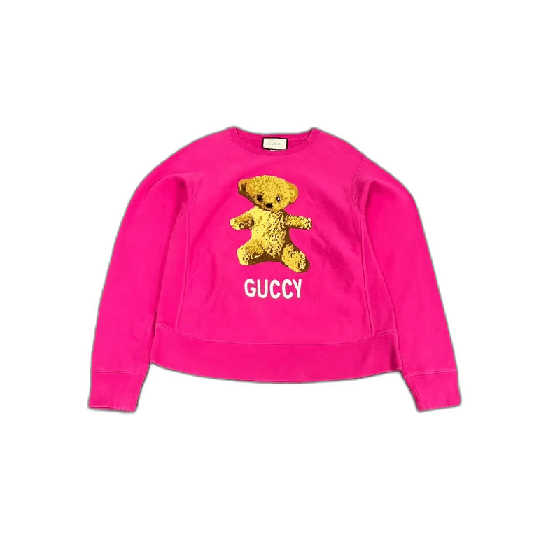 Gucci Gucci Teddy Bear Pink Sweater Pullover Size M / US 6-8 / IT 42-44 - 1 Thumbnail