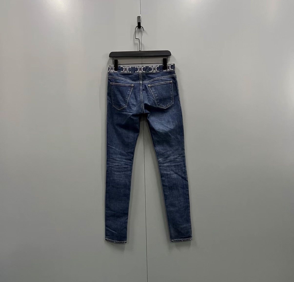 Celine Celine Washed Rivet Logo Jeans J41 Size 26" / US 2 / IT 38 - 2 Thumbnail