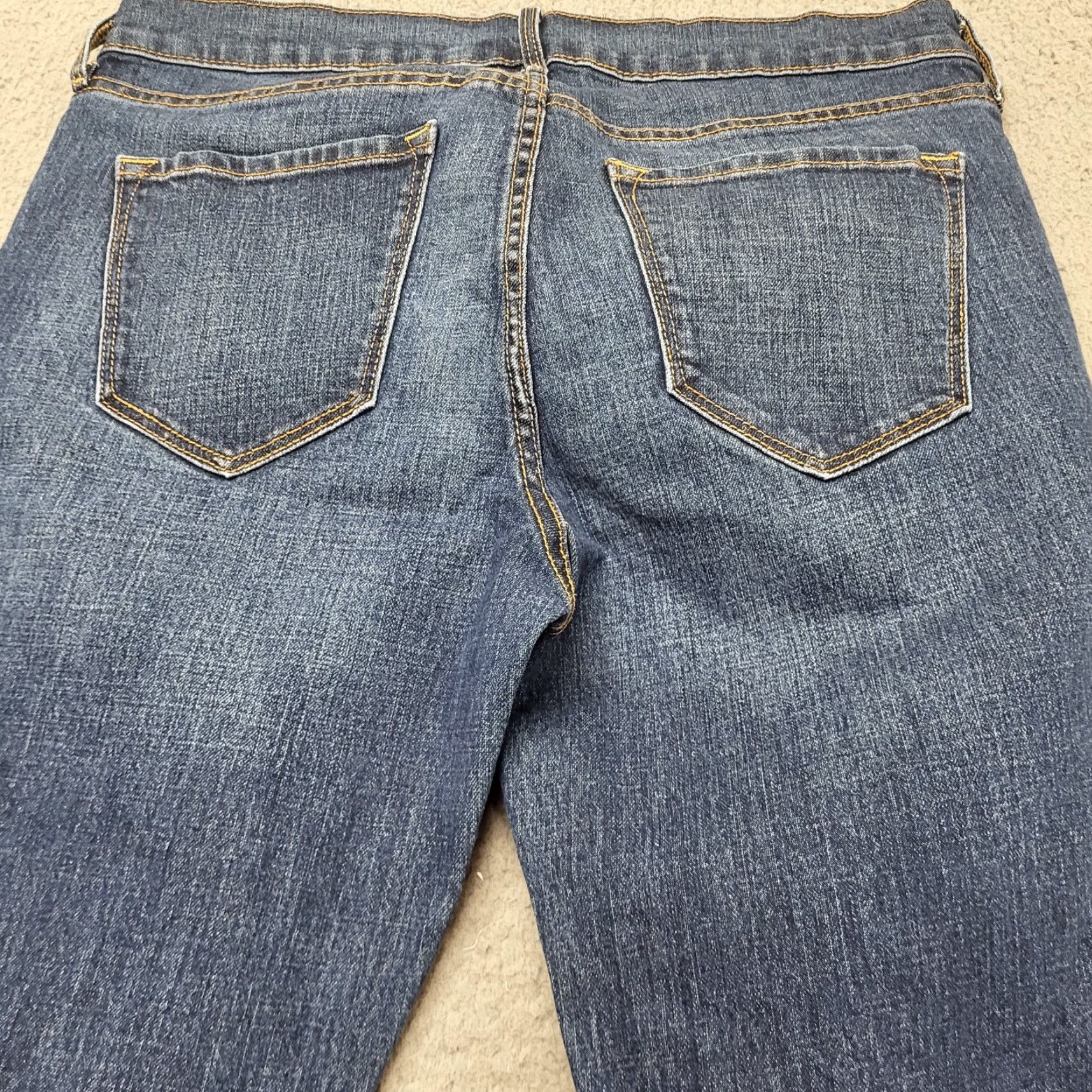 Old Navy Old Navy Jeans Women Size 10 Blue Mid Rise Straight Leg Distressed Jeans Size 32" / US 10 / IT 46 - 4 Thumbnail