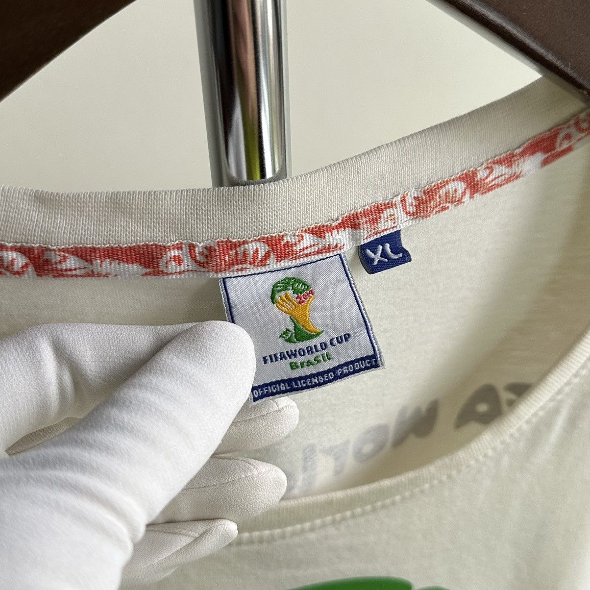Vintage FIFA World Cup Brazil 2014 T-Shirt Size US XL / EU 56 / 4 - 9 Thumbnail