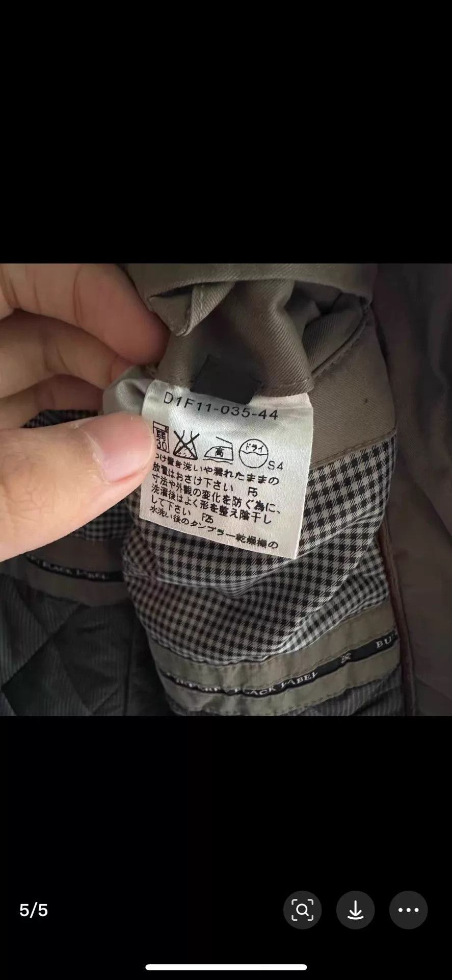 Burberry Burberry Black Label Japan Trench Jacket Size 3 Size US L / EU 52-54 / 3 - 5 Thumbnail