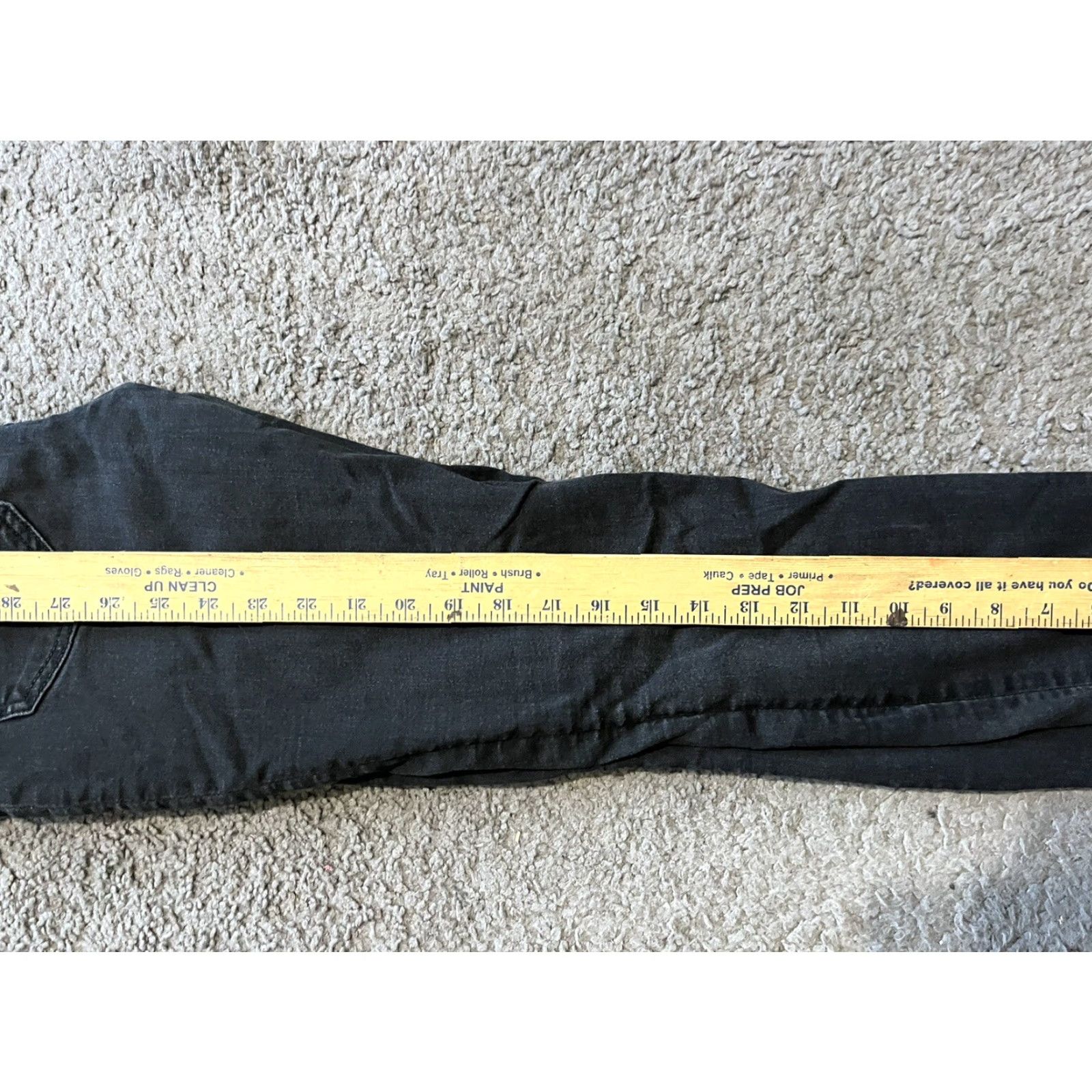 Gap Gap Jeans Womens Skinny Skimmer Black Denim Zip Ankle Stretch 27in Inseam Mid Rise Regular Fit Size 4 Womens Gap 1969 Size 27" / US 4 / IT 40 - 6 Thumbnail