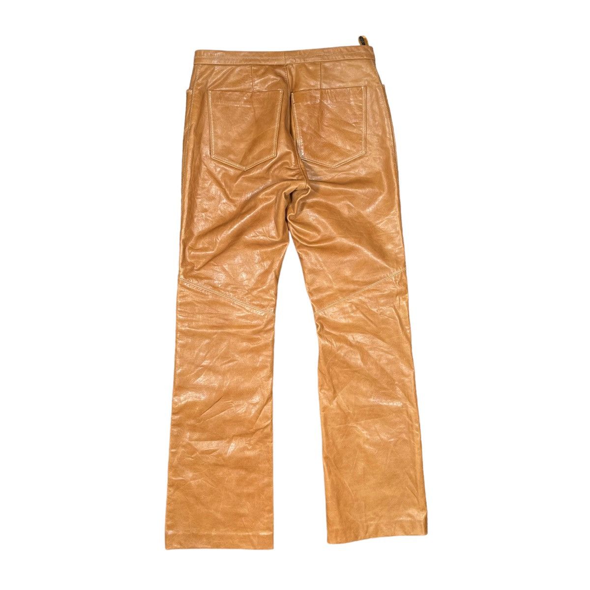 Cowboy Equipment × Genuine Leather × Vintage Genuine Leather Vintage 1970s Cowboy Western Pant Size US 27 - 3 Thumbnail