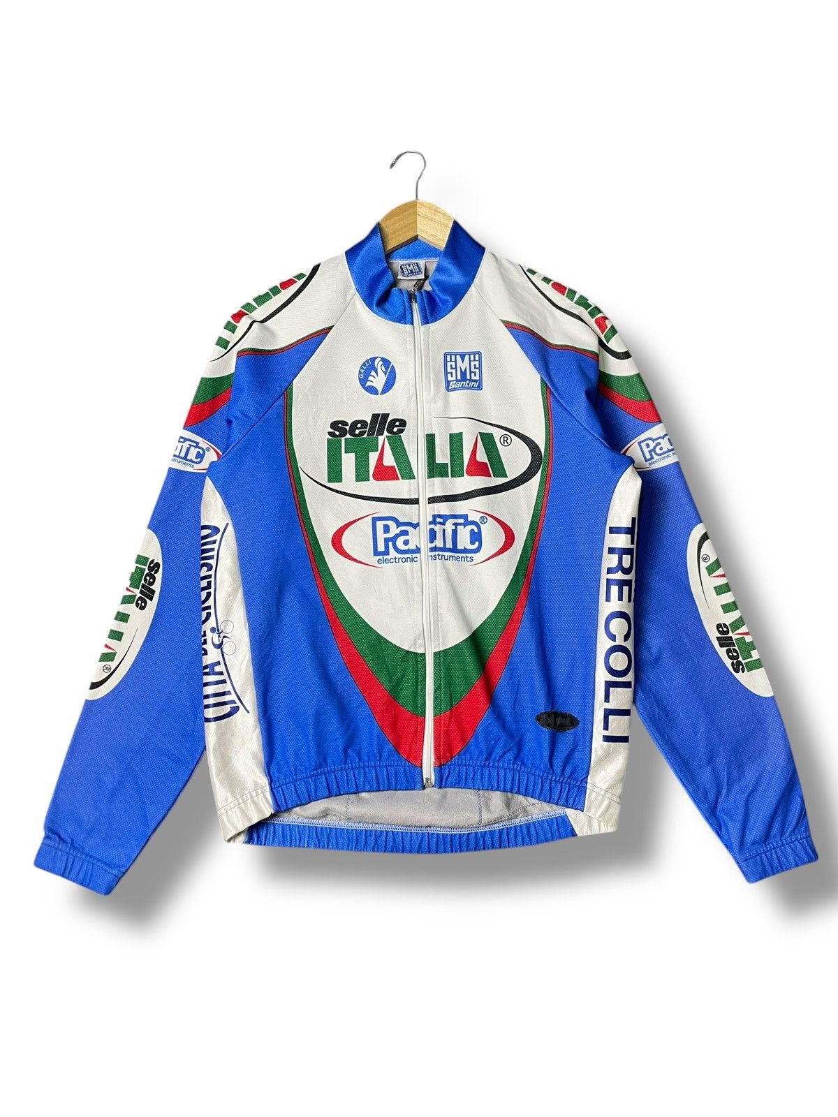 Japanese Brand × Vintage Vintage SMS SANTINI SELLE ITALIA Zipper Jacket (88) Size US XS / EU 42 / 0 - 1 Thumbnail