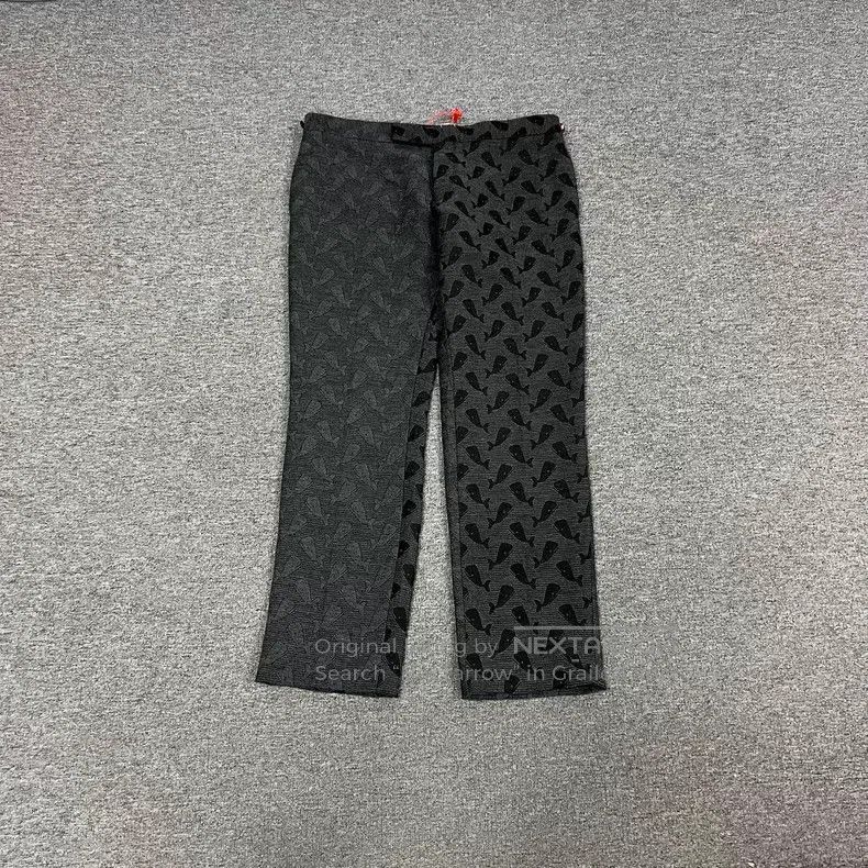 Thom Browne Thom Browne size 5 Yin-yang patched whale wool trousers Size US 30 / EU 46 - 1 Thumbnail