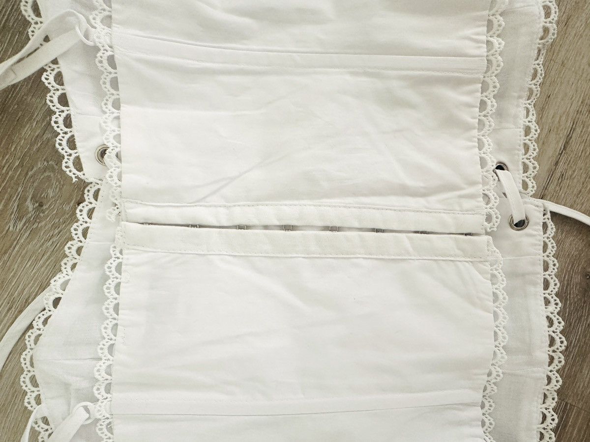 Pacsun White Corset Tie Up Top NWT Size M / US 6-8 / IT 42-44 - 4 Thumbnail
