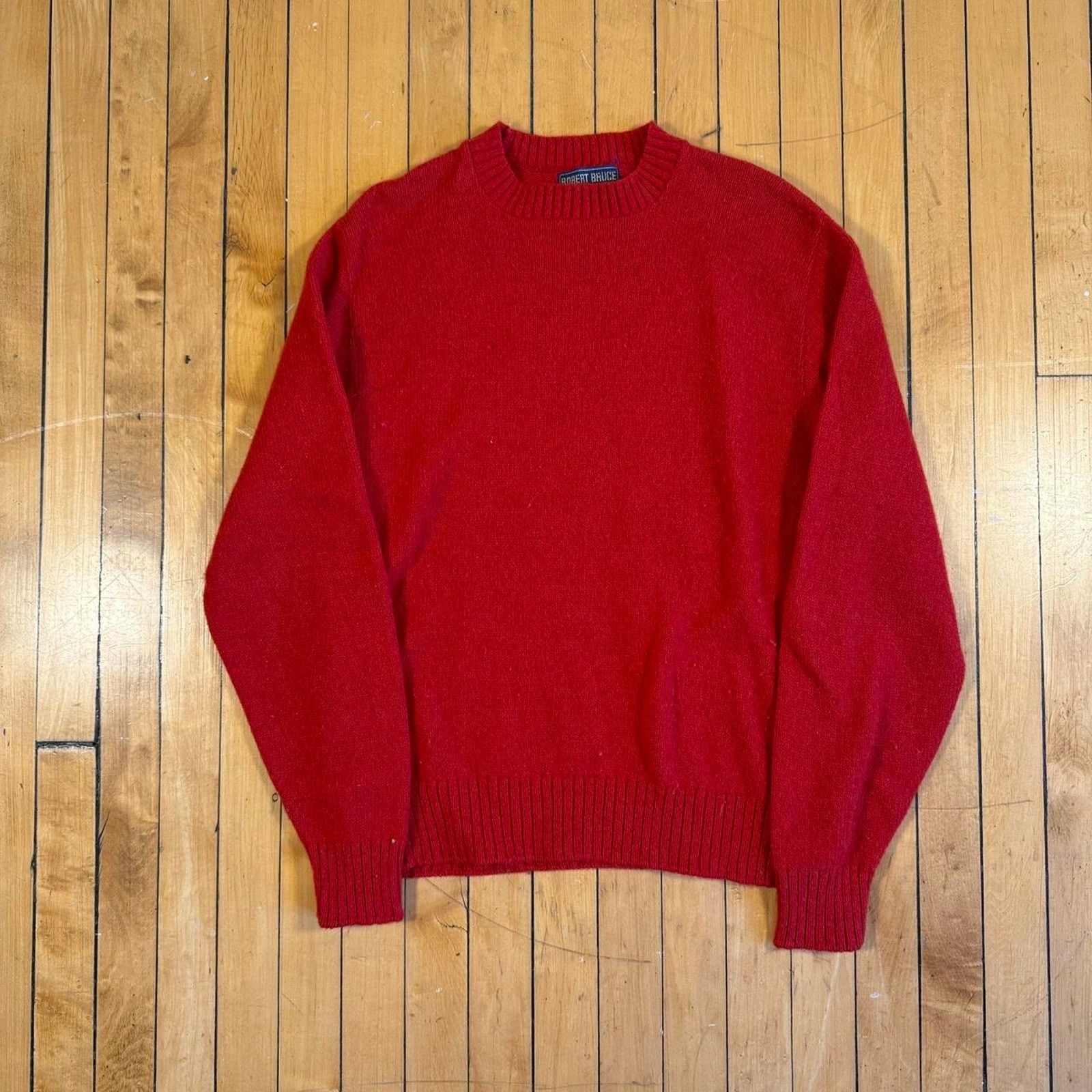 Other Red vintage 90s crewneck sweater Size US L / EU 52-54 / 3 - 1 Thumbnail