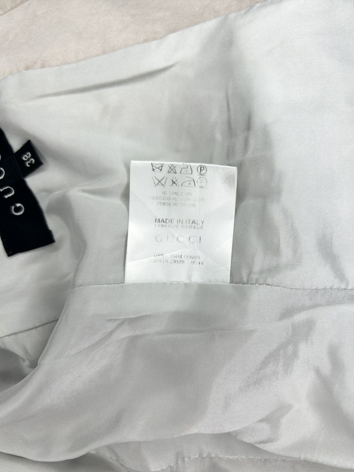 Gucci F/W 04 Velvet Blazer Size XS / US 0-2 / IT 36-38 - 10 Thumbnail