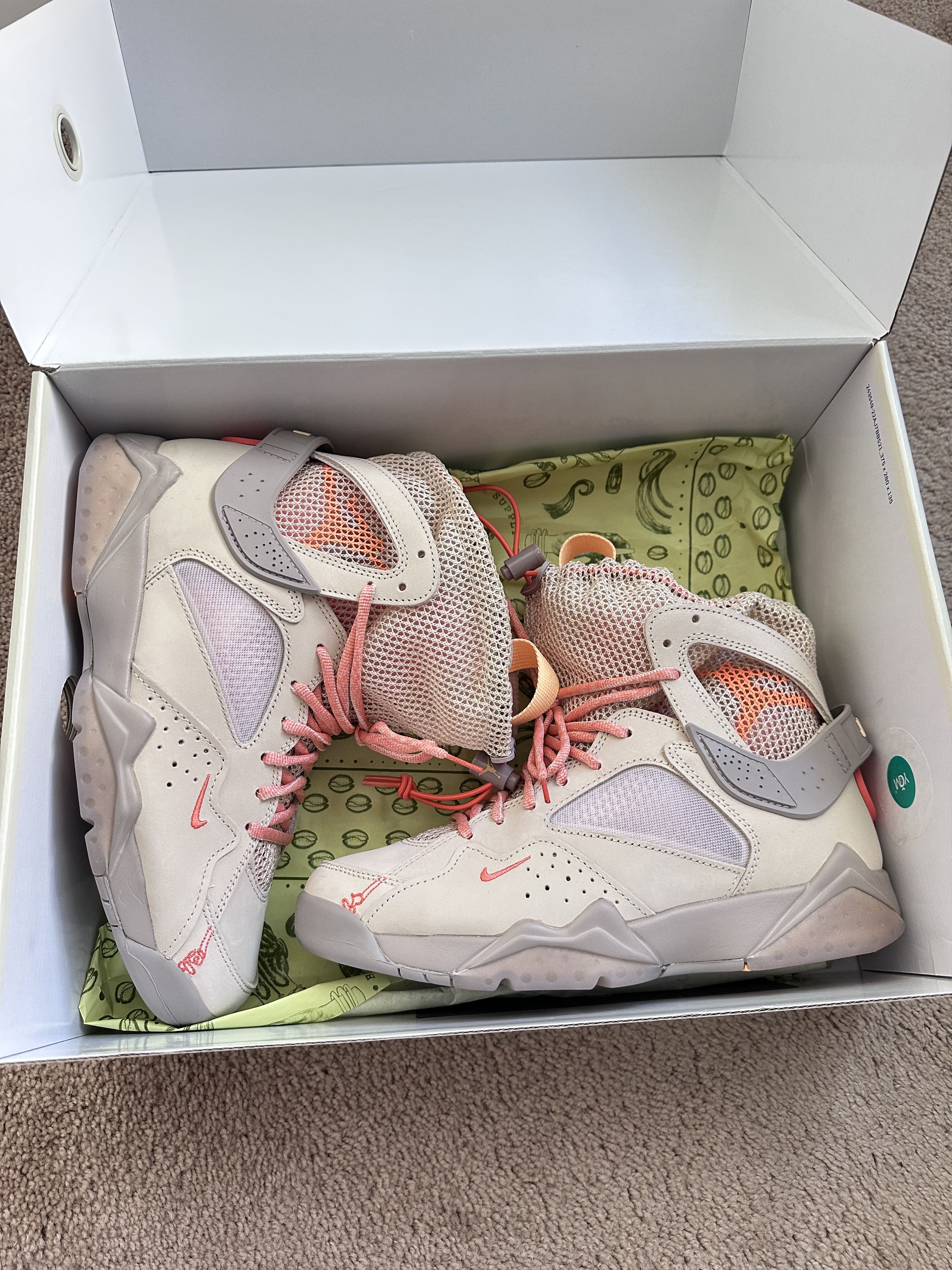 Jordan Brand Nike Air Jordan 7 Retro SP x Bephie’s Beauty Supply Size US 9 / IT 39 - 5 Thumbnail