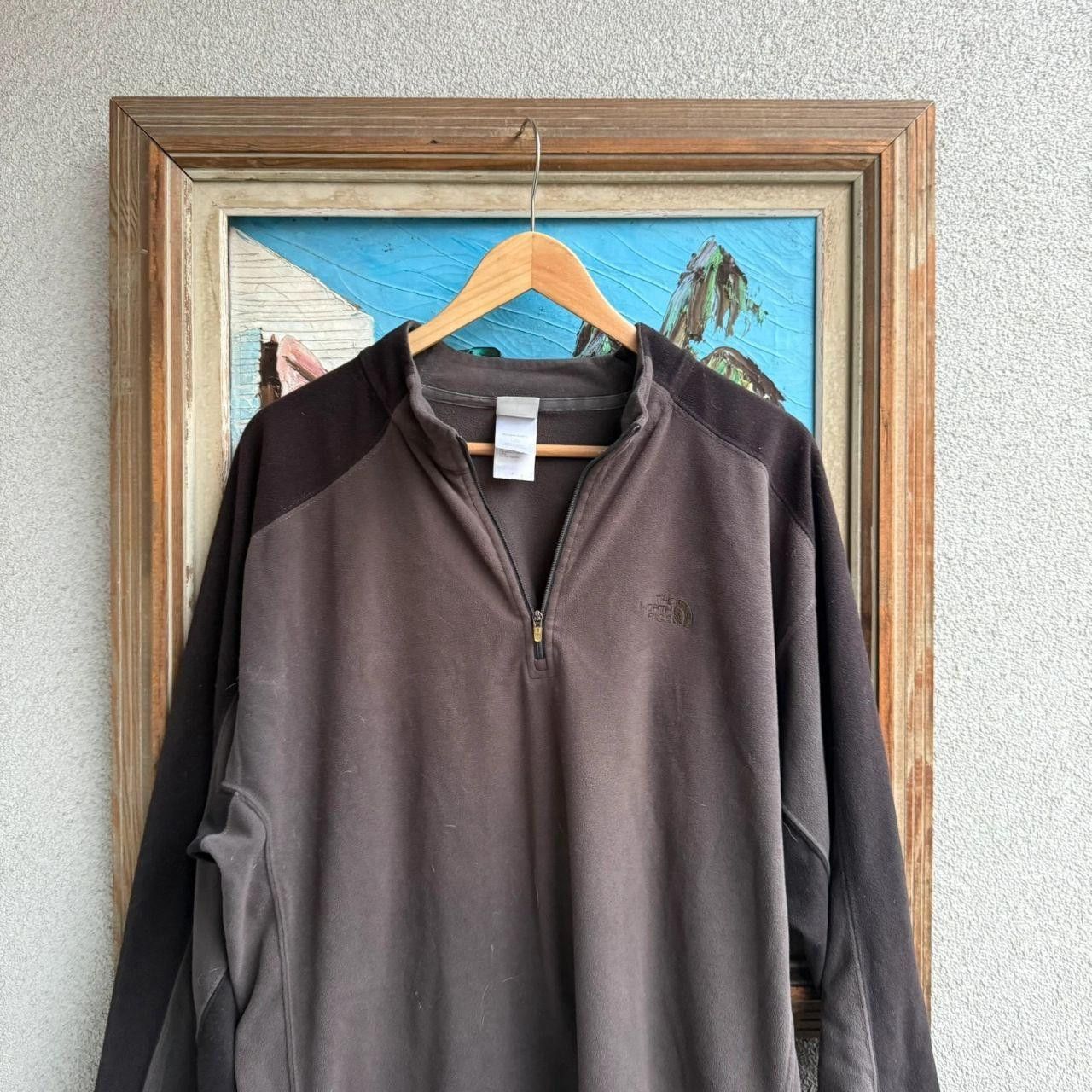 The North Face The North Face Black Grey Half Zip Fleece Size US M / EU 48-50 / 2 - 4 Thumbnail
