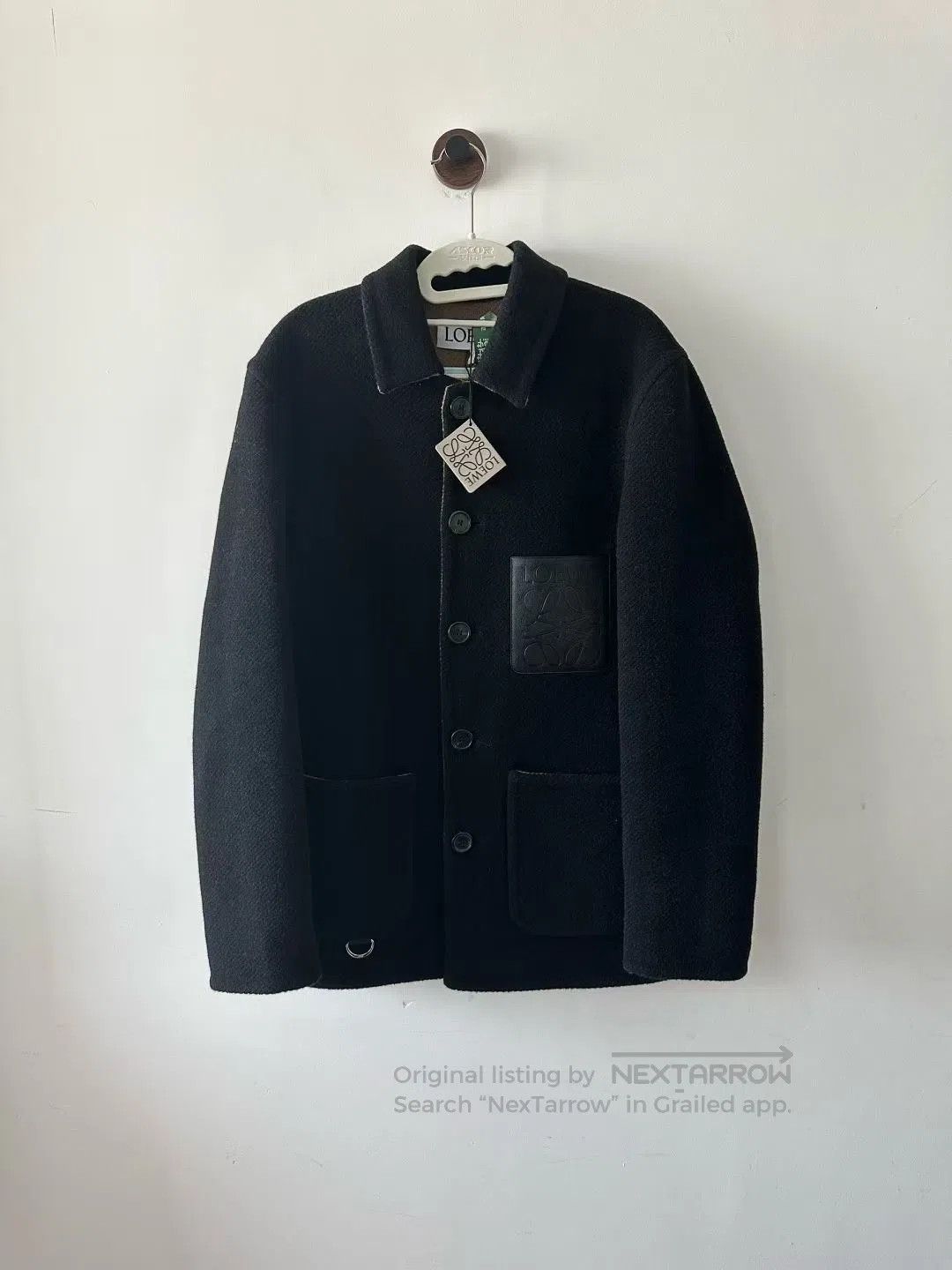 Loewe Loewe Wool coat jacket| Size L / US 10 / IT 46 - 1 Thumbnail