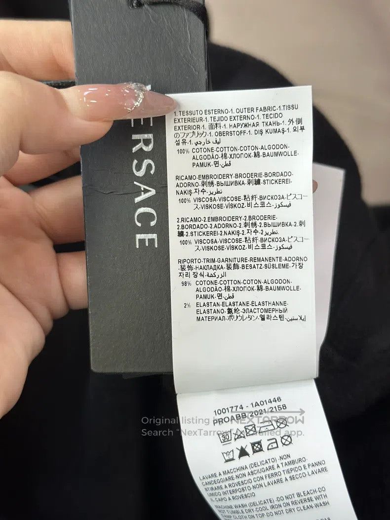 Versace Versace Men's black zippered casual crew neck sweatshirt l Size US S / EU 44-46 / 1 - 9 Thumbnail