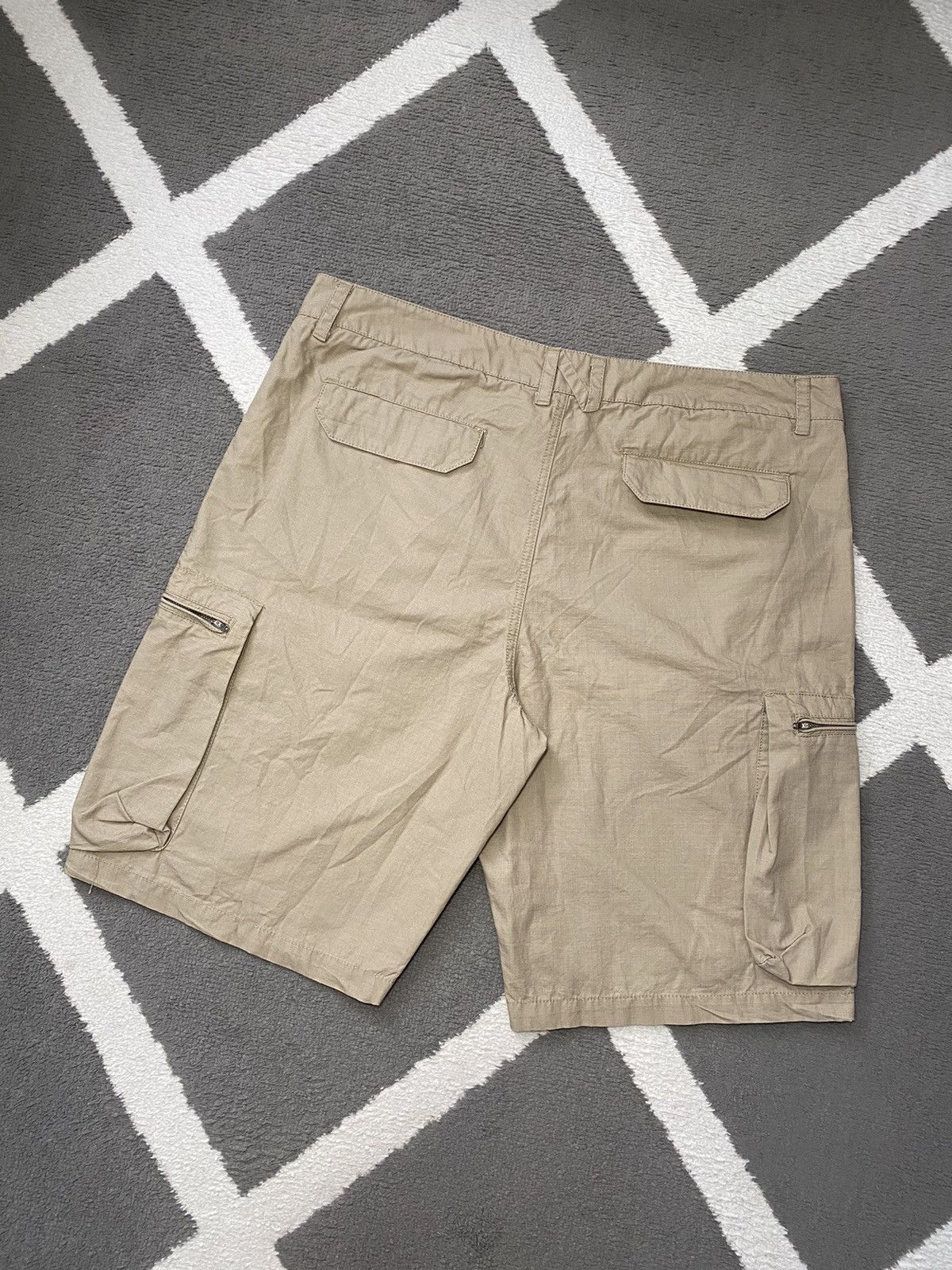Nike × Vintage Vintage 00’s Y2K Nike Cargo Shorts Beige brand new ACG Size US 38 / EU 54 - 5 Thumbnail
