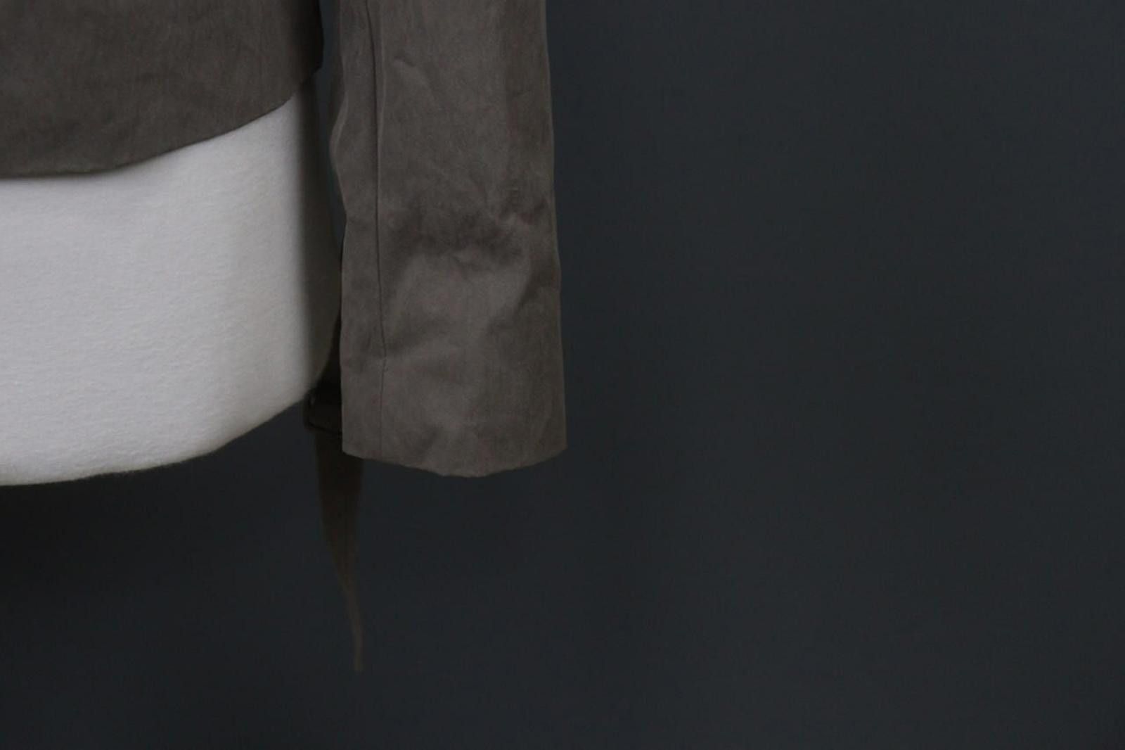 Allsaints All Saints Brown Belted Waist Zip Crop Trench Coat Size 12 Size XL / US 12-14 / IT 48-50 - 4 Thumbnail