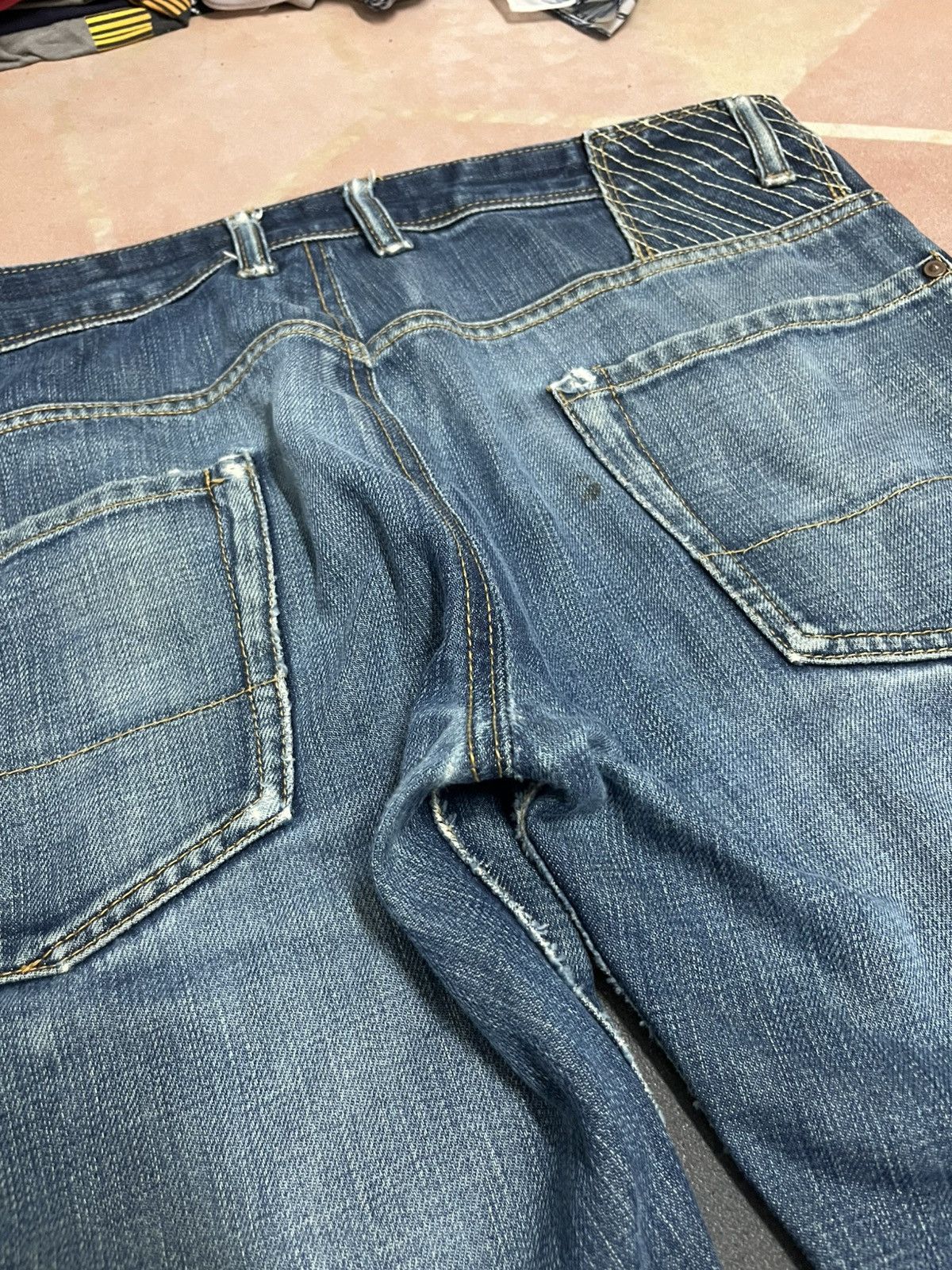 R.Newbold R Newbold Low Waist Patches Jeans Size US 34 / EU 50 - 11 Thumbnail