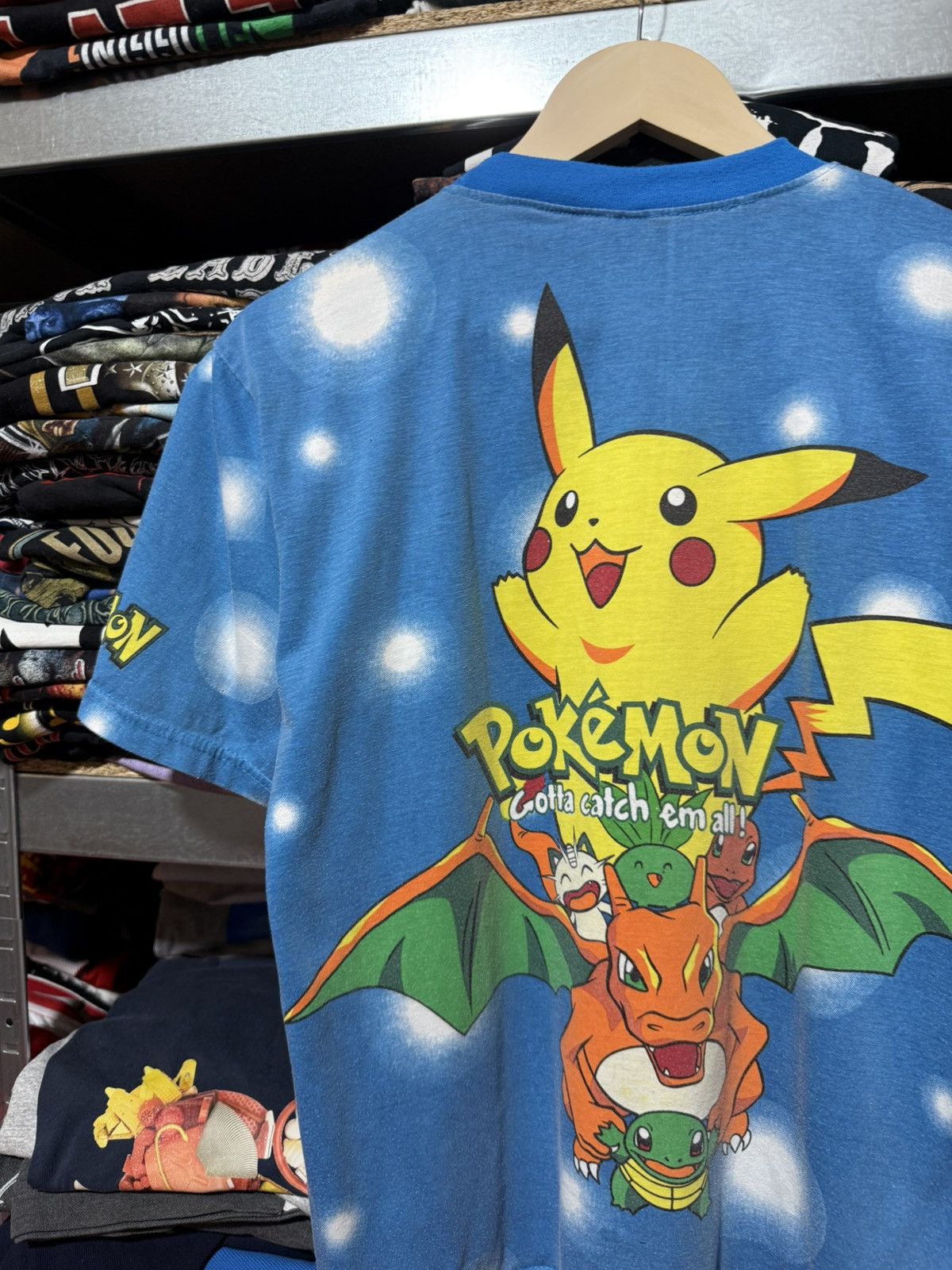 Pokemon Vintage 90’s AOP Pokemon Cartoon Network T-Shirt Y2K Hype Size US S / EU 44-46 / 1 - 4 Thumbnail