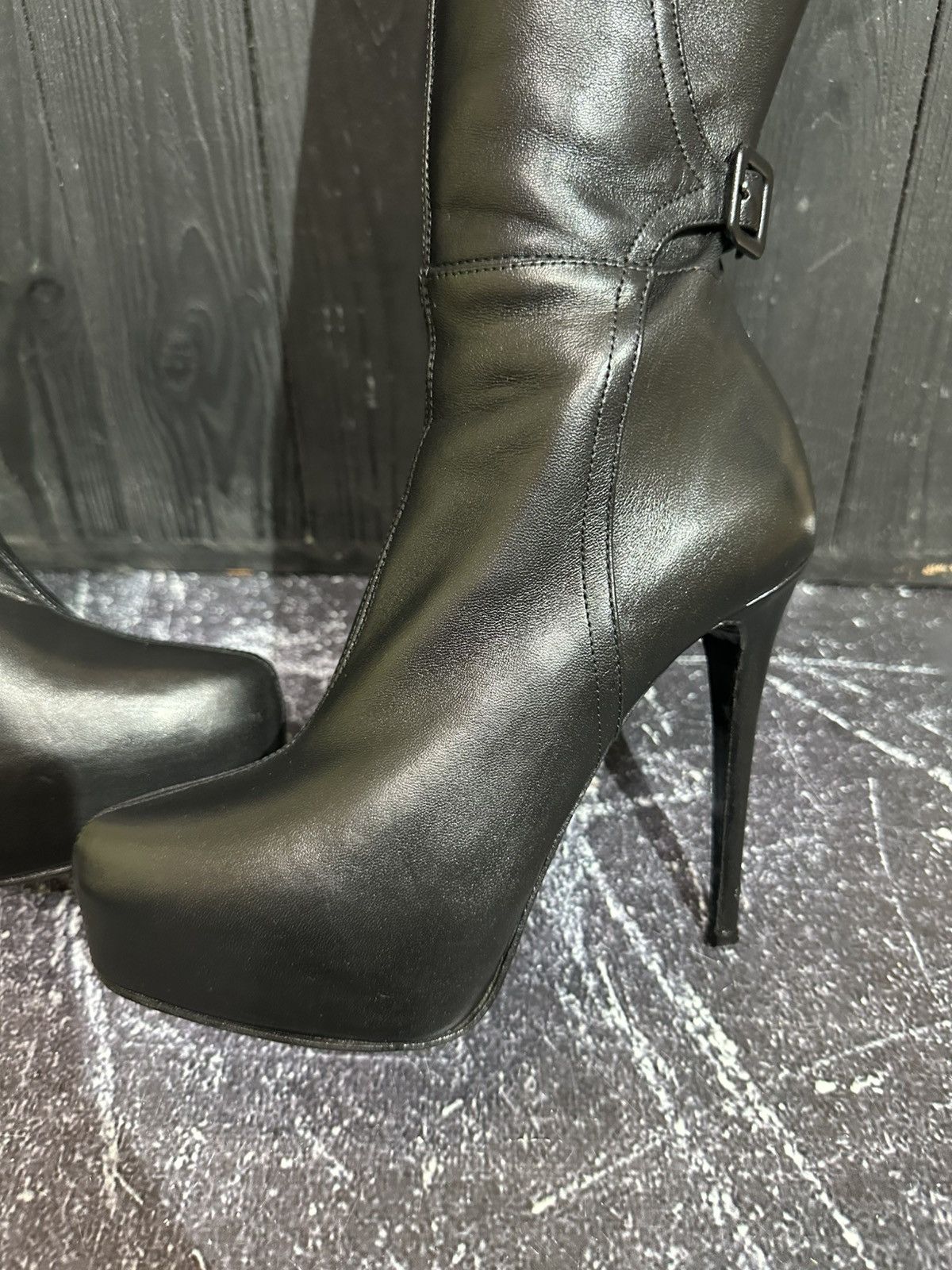 Le Silla LE SILLA STRETCH Nappa Leather Over Knee Platform Boots 35.5 Size US 5.5 / IT 35.5 - 14 Thumbnail