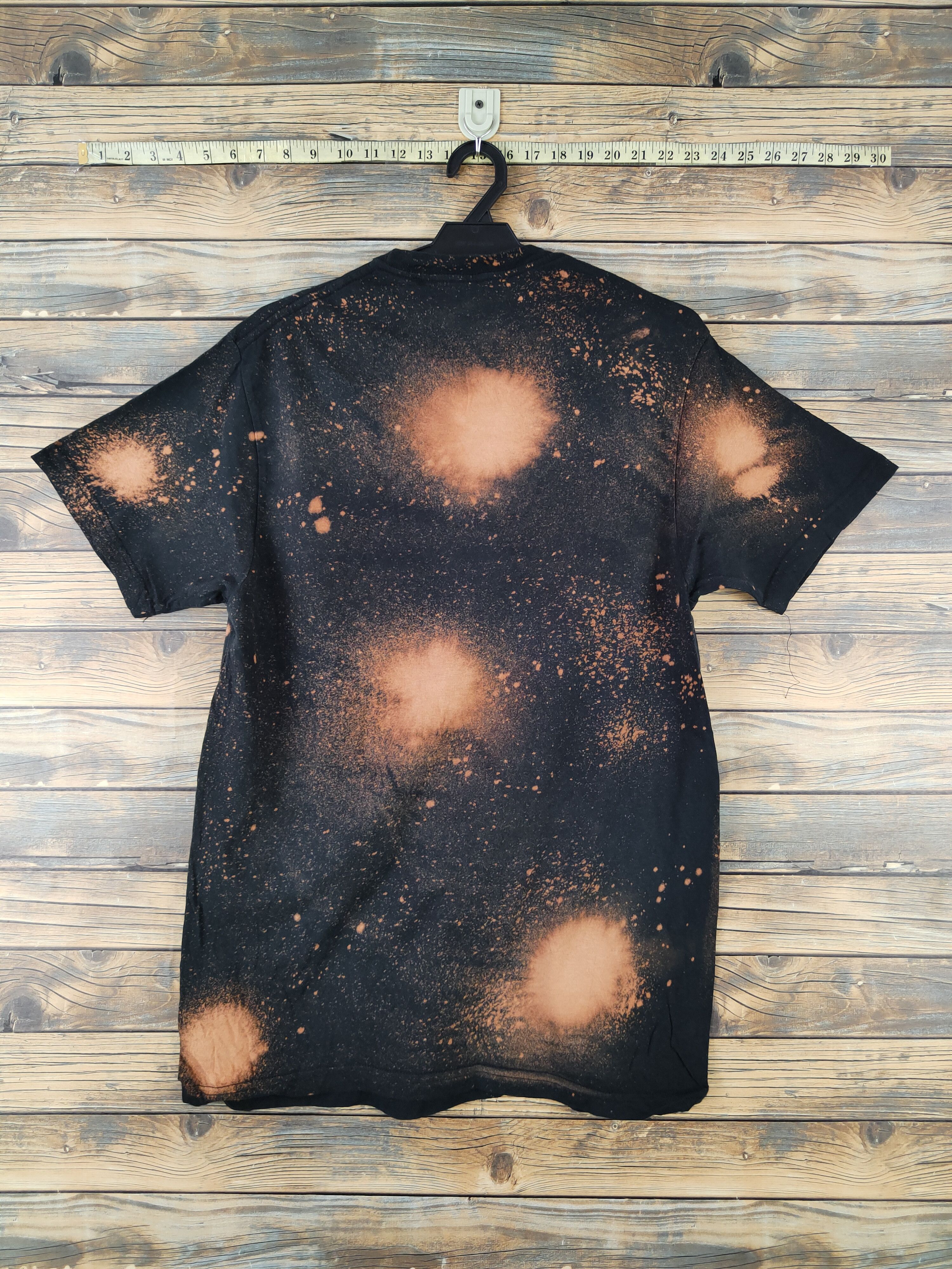 Band Tees × Guns N' Roses DL Guns & Roses acid wash Black Ripped Short Sleeve Tee #995 Size US M / EU 48-50 / 2 - 8 Thumbnail