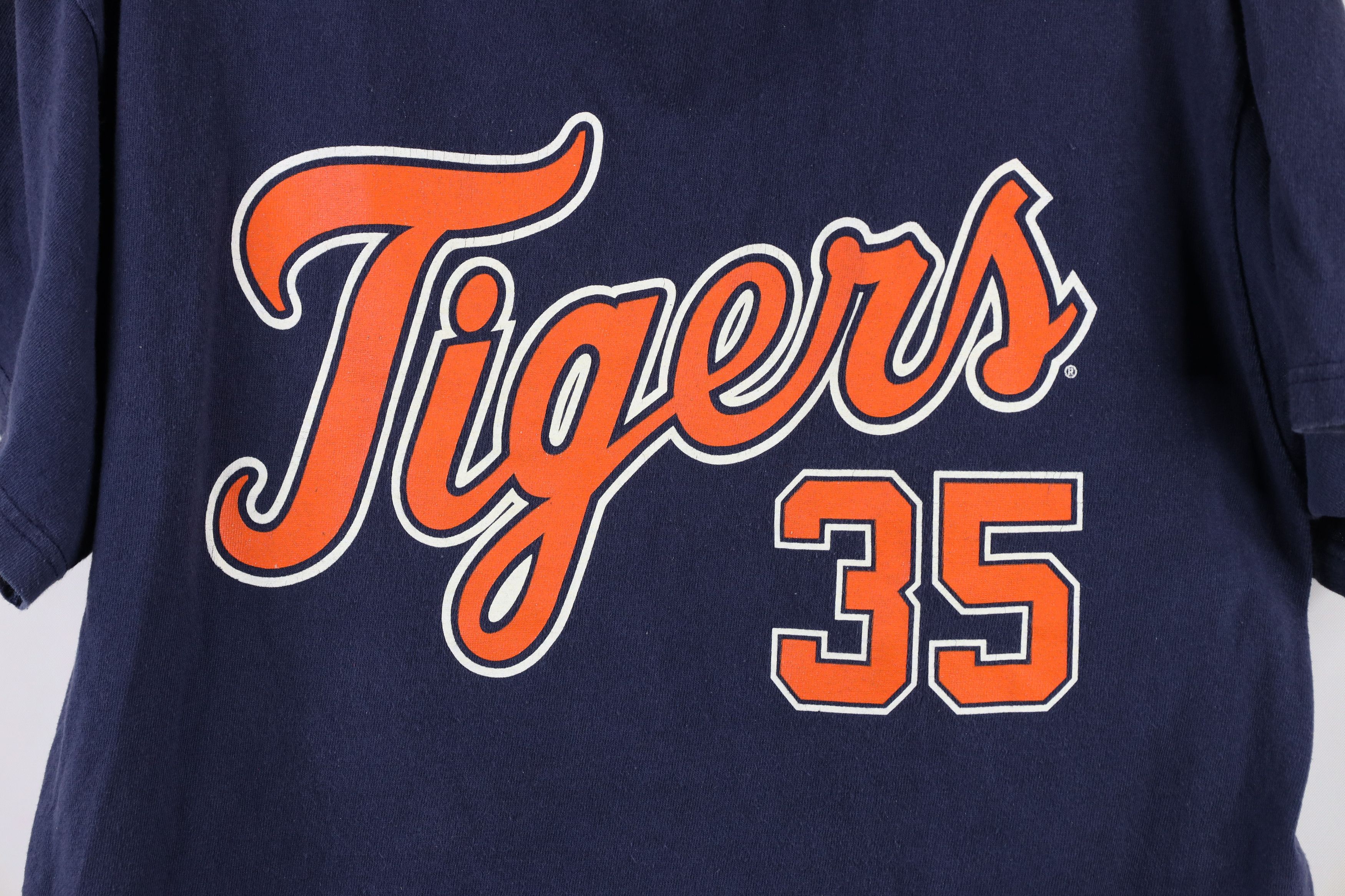 Vintage Vintage Y2K Justin Verlander Detroit Tigers Baseball T-Shirt Size US L / EU 52-54 / 3 - 4 Thumbnail