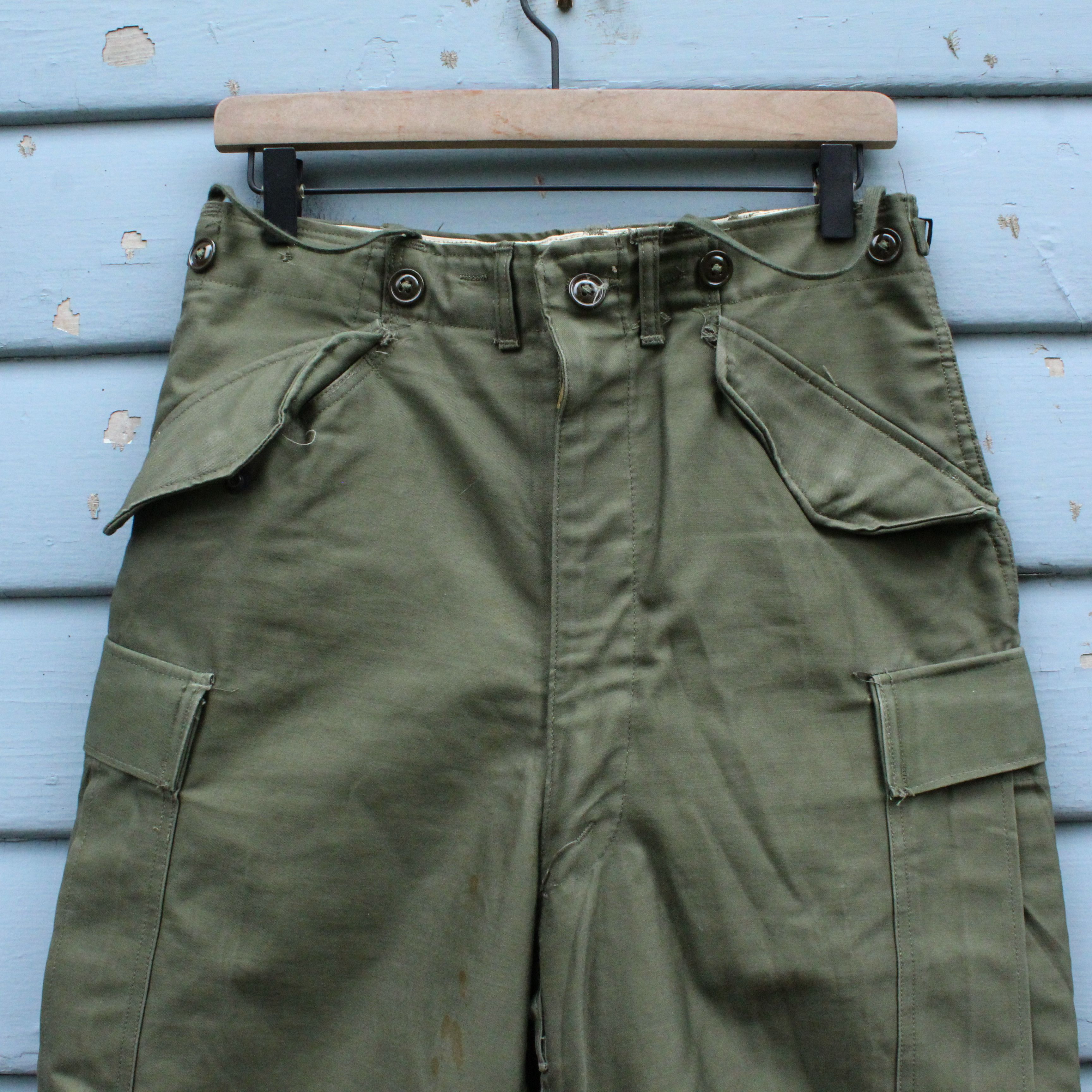 Vintage Vintage M-1951 Field Trouser Cotton Slant Pocket Pants Size US 30 / EU 46 - 2 Thumbnail