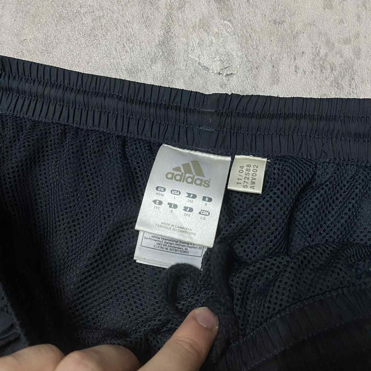 Adidas Black Adidas nylon track pants with adjustable waist Size US 34 / EU 50 - 5 Thumbnail