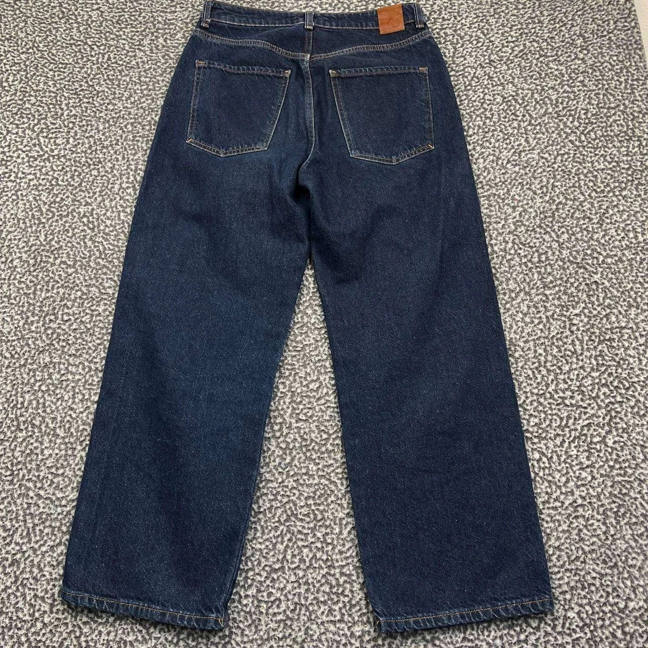 Zara Zara Jeans Women 6 Blue Straight Denim Pants Cotton 30x27 Size 30" / US 8 / IT 44 - 2 Thumbnail