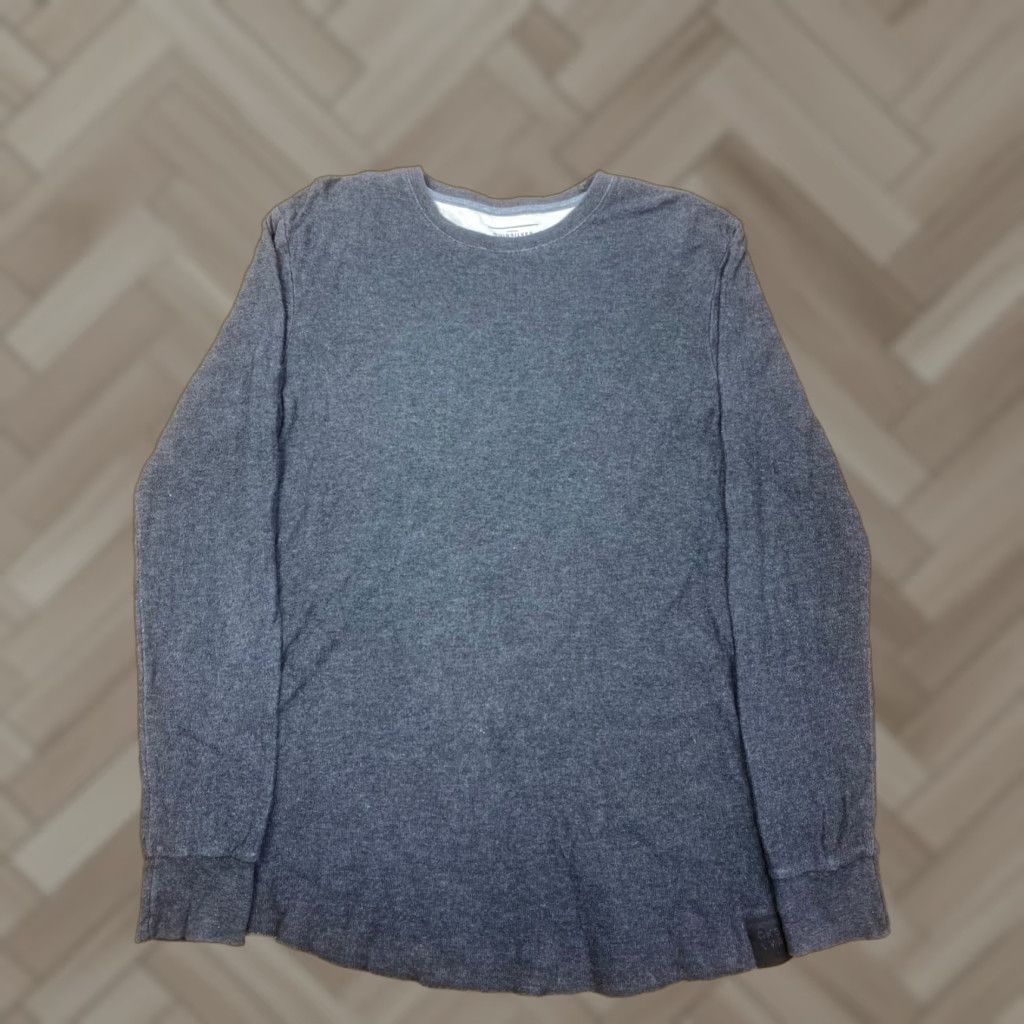 Quiksilver Quiksilver Shirt Mens M Gray Beach Long Sleeve T-Shirt Casual Surf Skate Size US M / EU 48-50 / 2 - 1 Thumbnail