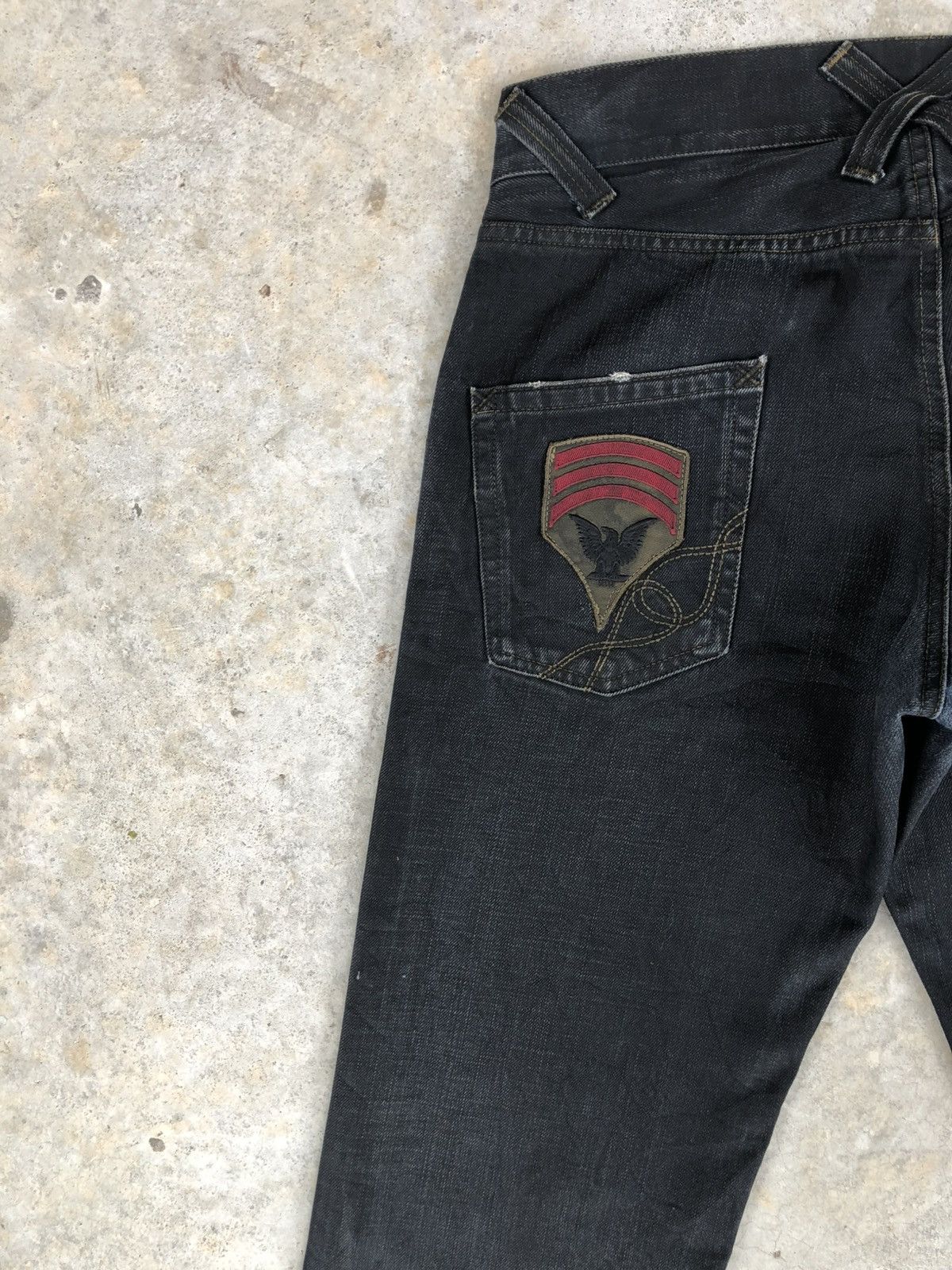 Dolce & Gabbana Dolce Gabbana Waxed Denim Wide Patchwork Size US 32 / EU 48 - 9 Thumbnail
