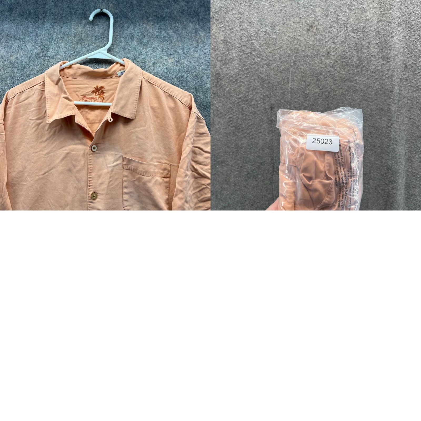 Tommy Bahama VINTAGE Tommy Bahama Shirt Men XL Orange Silk Button-Up Preppy Casual All Seasons Short Sleeve Size US XL / EU 56 / 4 - 9 Thumbnail