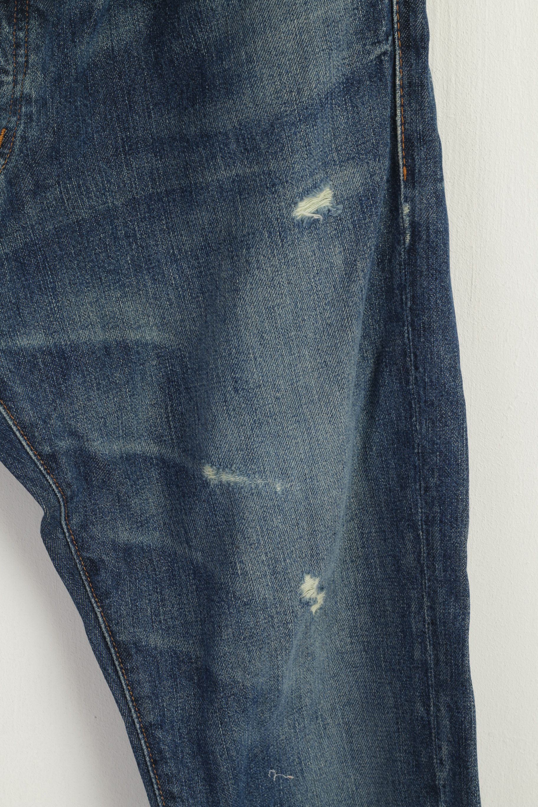 Ralph Lauren Ralph Lauren Men 32 / 32 Jeans Trousers Blue Denim 1463 Size US 32 / EU 48 - 3 Thumbnail