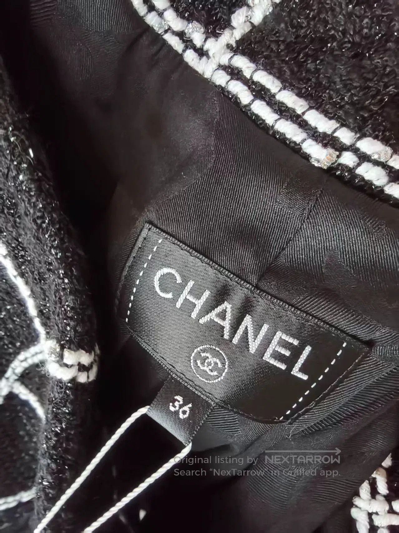 Chanel Chanel Checkered Cropped Pants. Size 31" - 3 Thumbnail