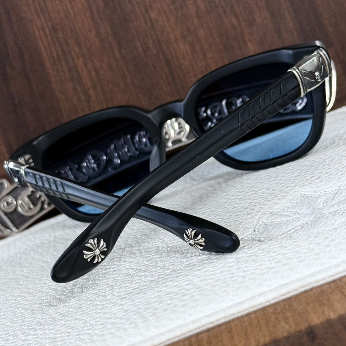 Chrome Hearts Chrome Hearts WELL HELL YEAH 1/1 ‘Oceans Depth’ Sunglasse Size ONE SIZE - 10 Thumbnail
