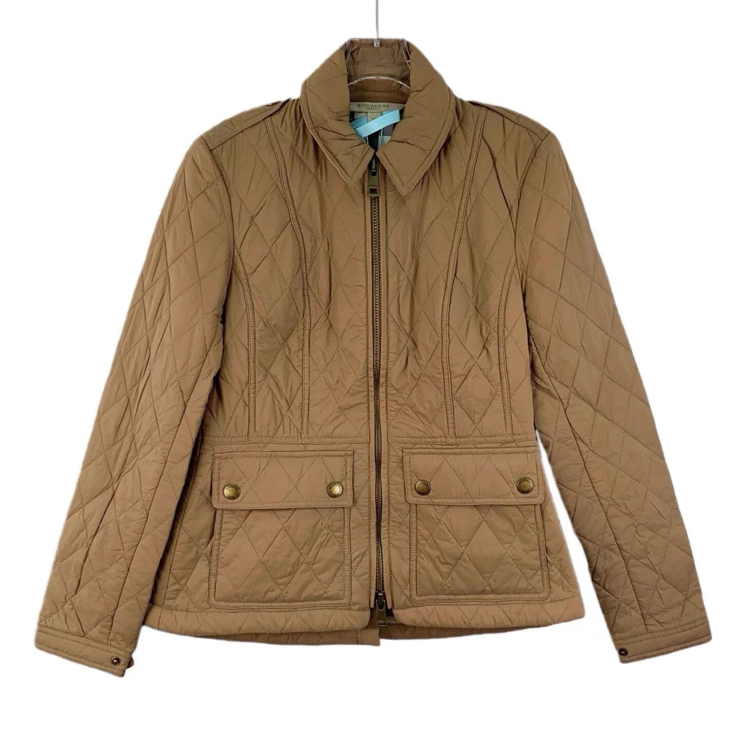Burberry Burberry Brown Nova Check Zip Up Cotton Jacket XS Size XS / US 0-2 / IT 36-38 - 1 Thumbnail