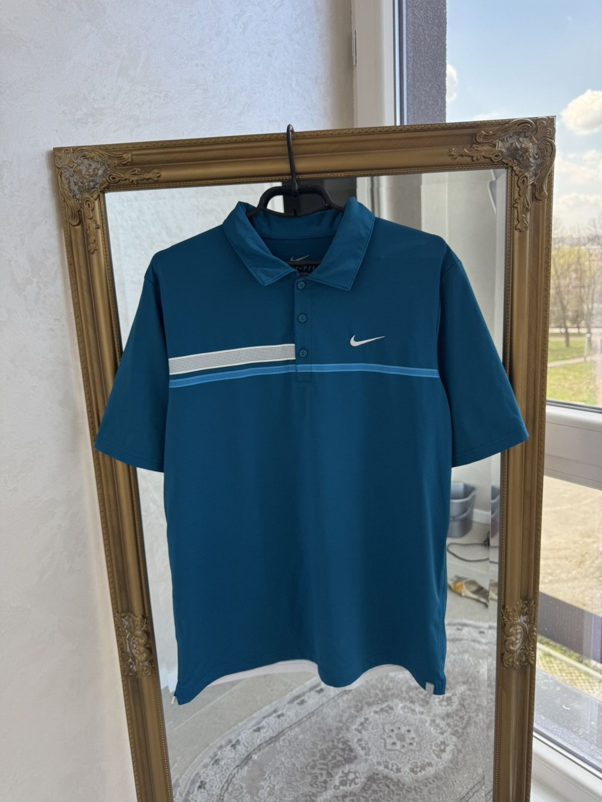 Nike Nike RF Roger Federer Tenis Polo Jersey, Size L, Cort Size US L / EU 52-54 / 3 - 1 Thumbnail