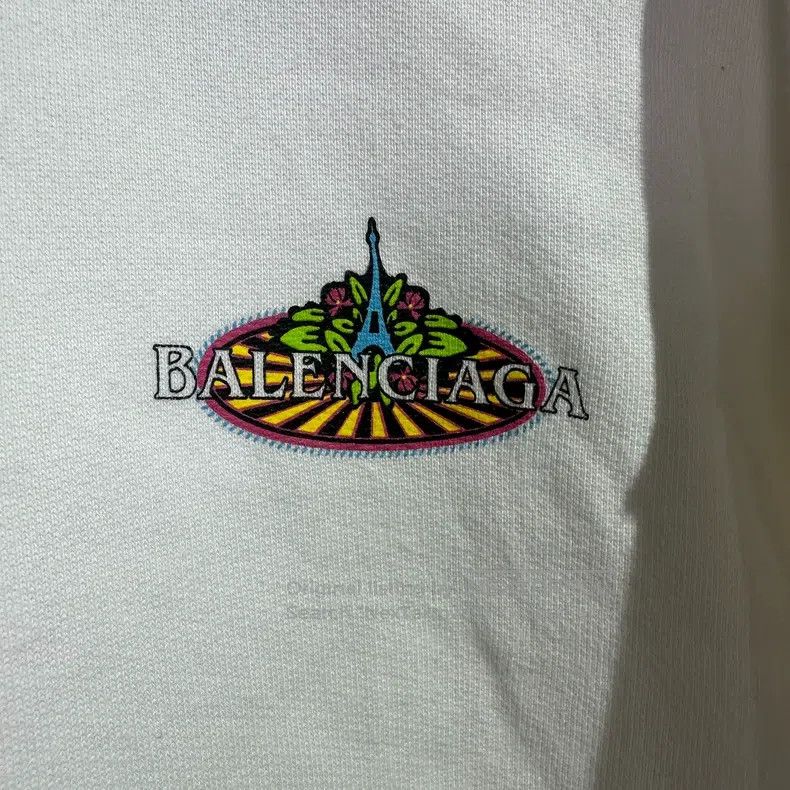 Balenciaga Balenciaga Eiffel Tower Logo White Hoodie Size US S / EU 44-46 / 1 - 3 Thumbnail