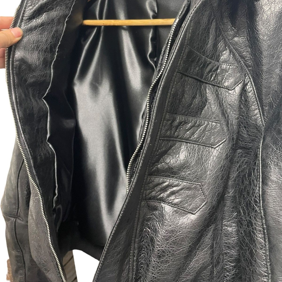 Other Rexyeewang leather blouson jacket Size US M / EU 48-50 / 2 - 5 Thumbnail