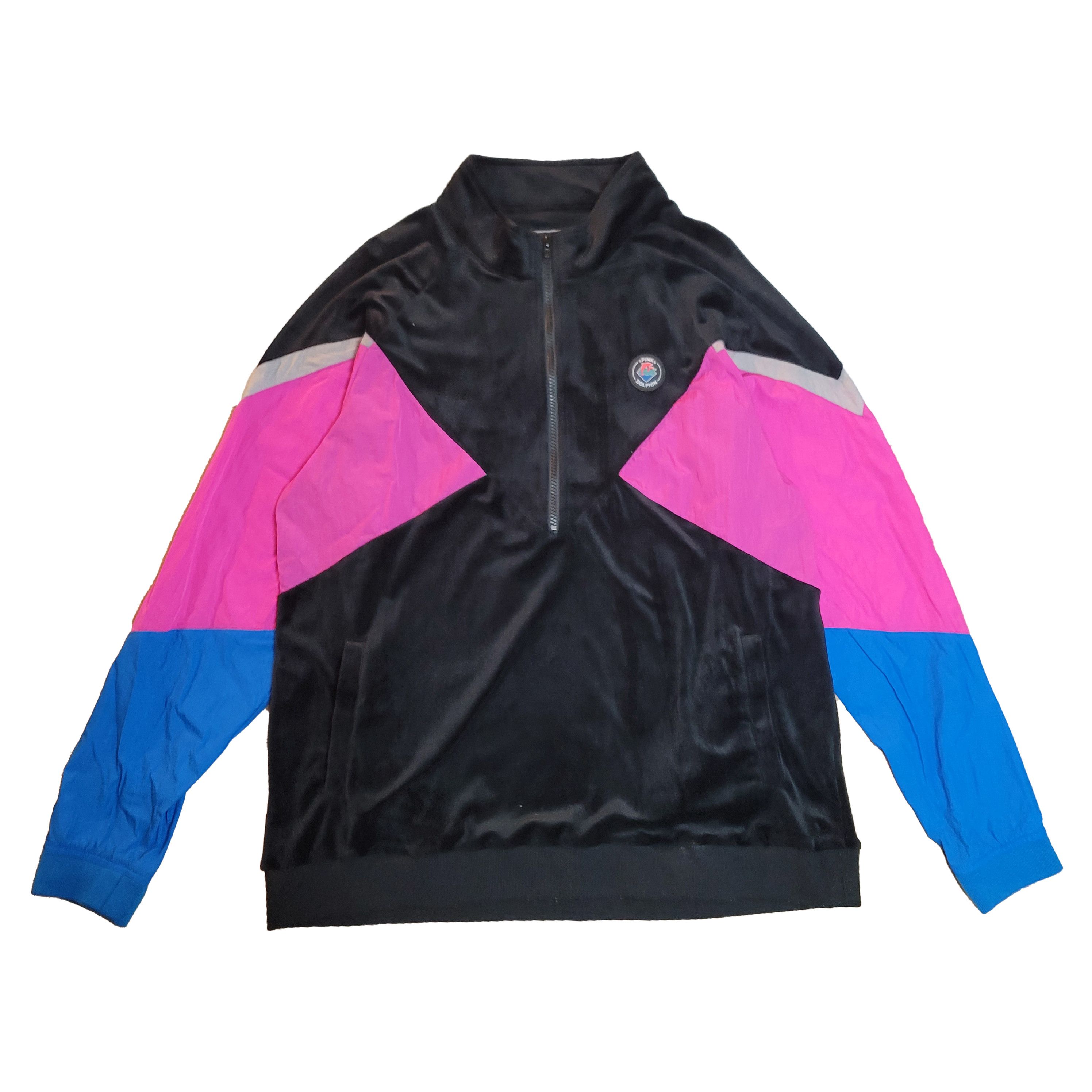 Pink Dolphin Pink Dolphin Quarter-Zip Velour Jacket + Sweatpants Set Size US L / EU 52-54 / 3 - 1 Thumbnail