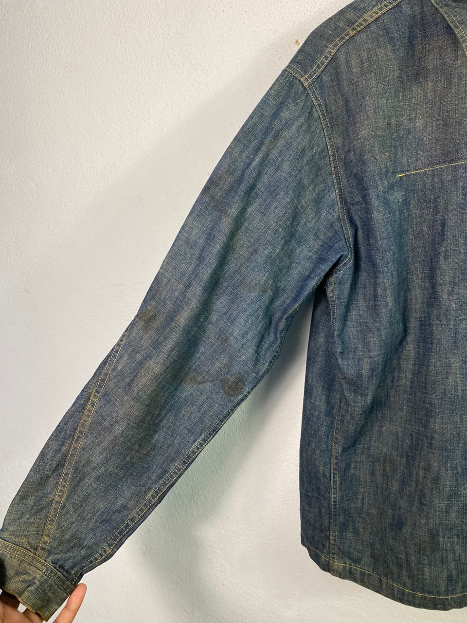 Chevignon × Vintage Chevignon Denim Shirt Single Pocket Size US M / EU 48-50 / 2 - 12 Thumbnail