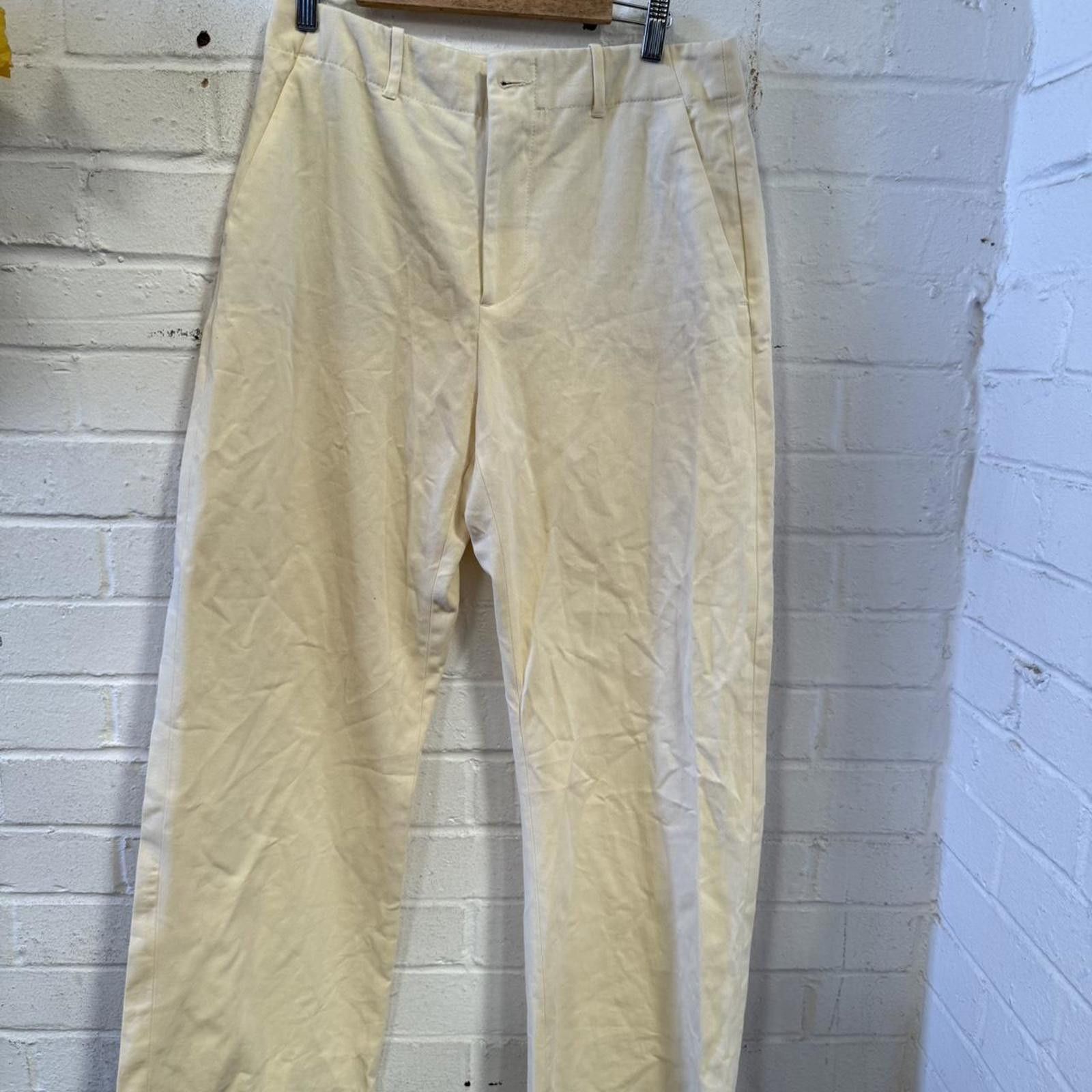 Other Women's Cream and White Trousers Size 32" / US 10 / IT 46 - 2 Thumbnail