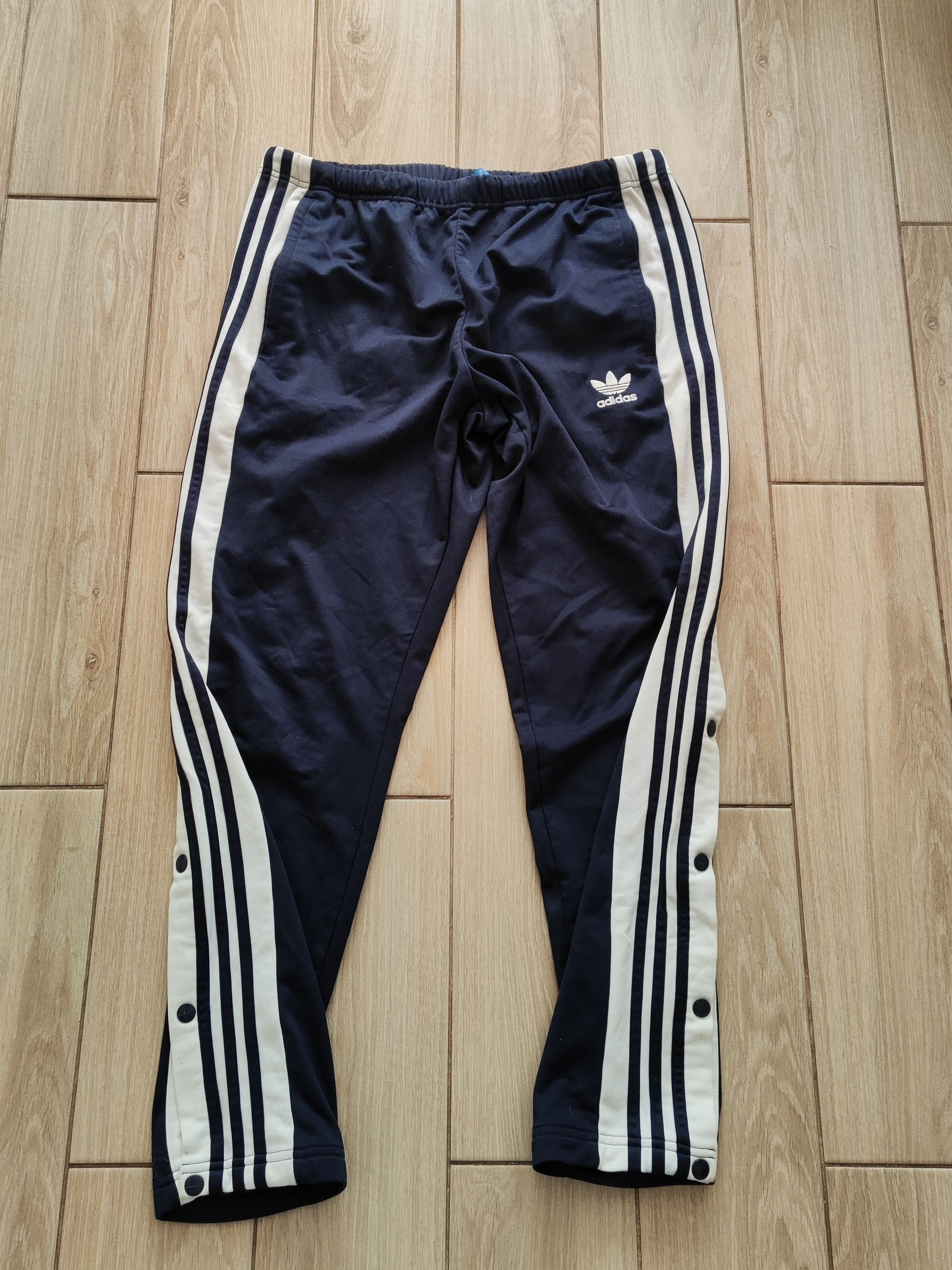 Adidas × Kim Kardashian × Vintage adidas Originals Adibreak Track Pants Black/White Size US 40 / EU 56 - 9 Thumbnail