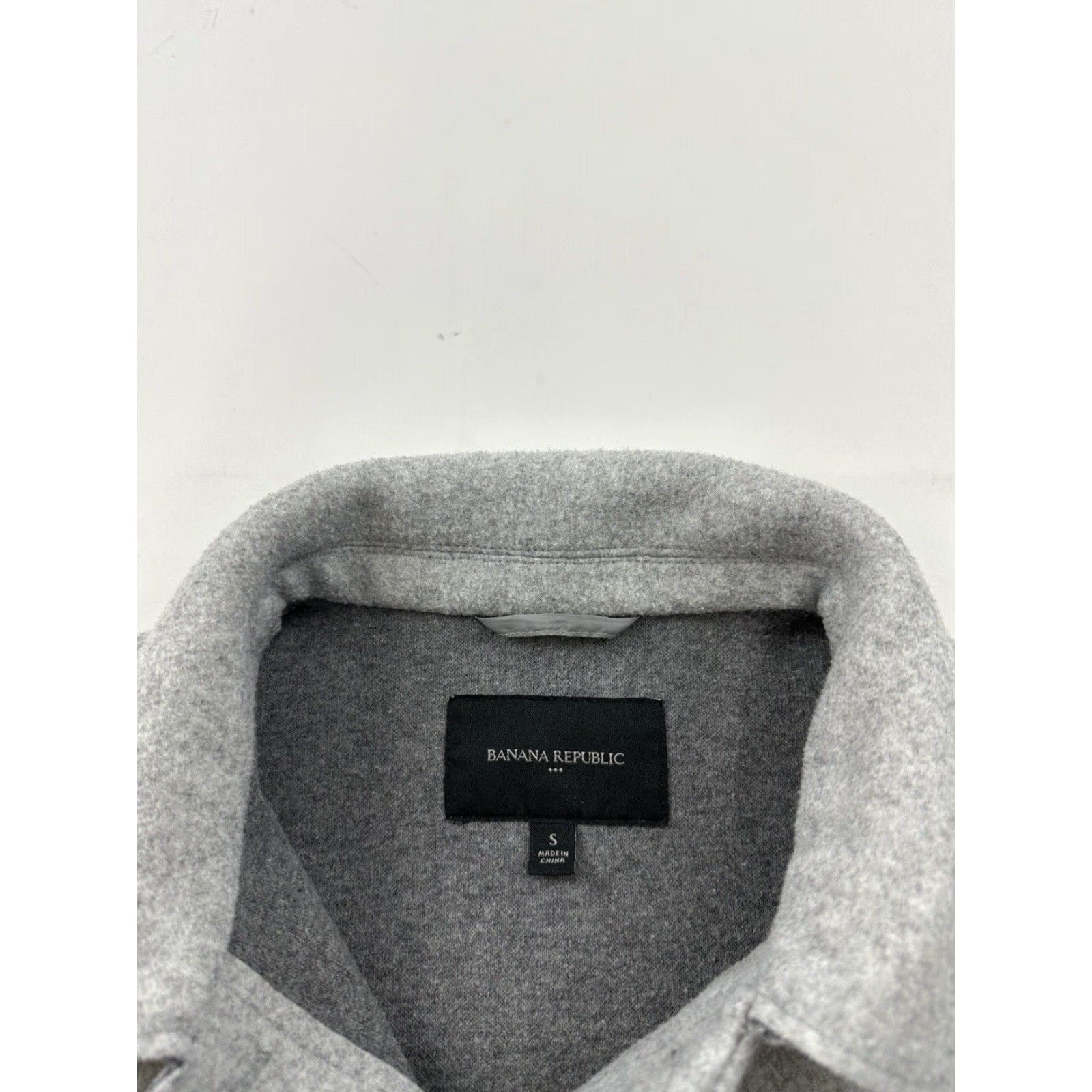 Banana Republic VINTAGE Banana Republic Jacket Womens Small Gray Button Up Coat Ladies Shacket Size S / US 4 / IT 40 - 5 Thumbnail